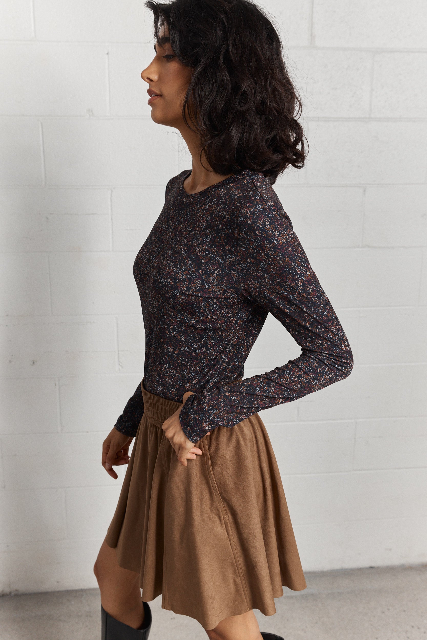 Jackson | Floral Long-Sleeved Top