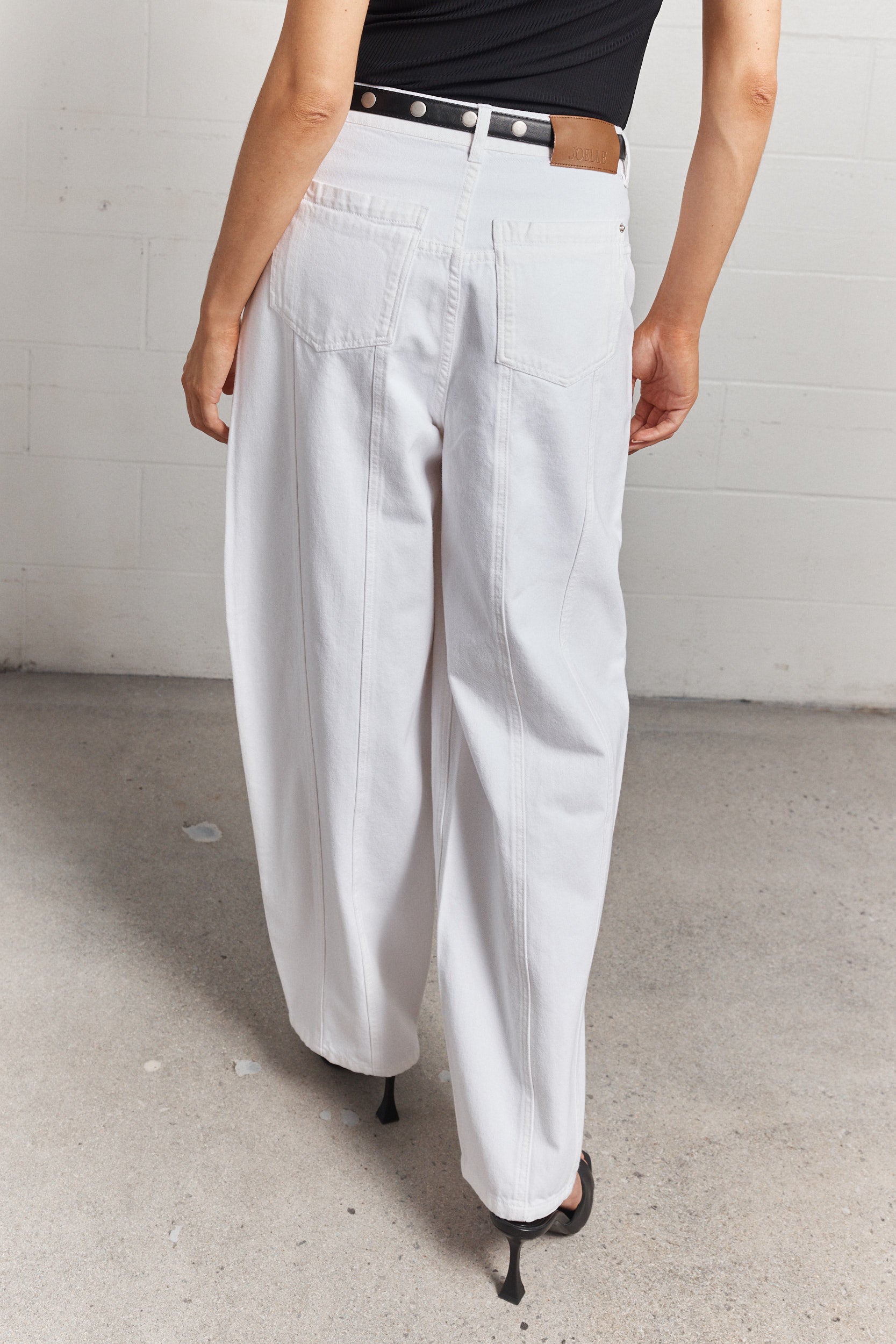 Montana |  White balloon-cut jeans