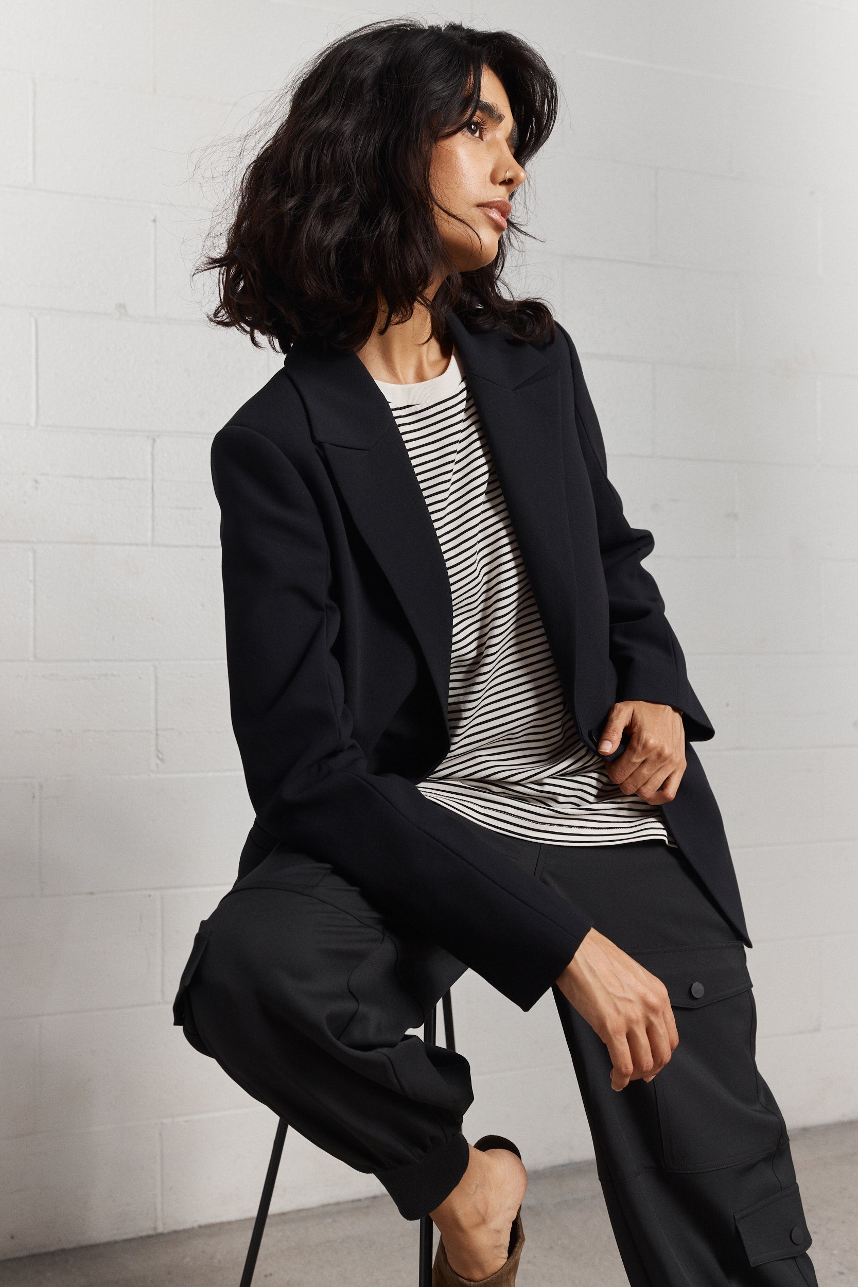 Cesar | Veston noir bleu