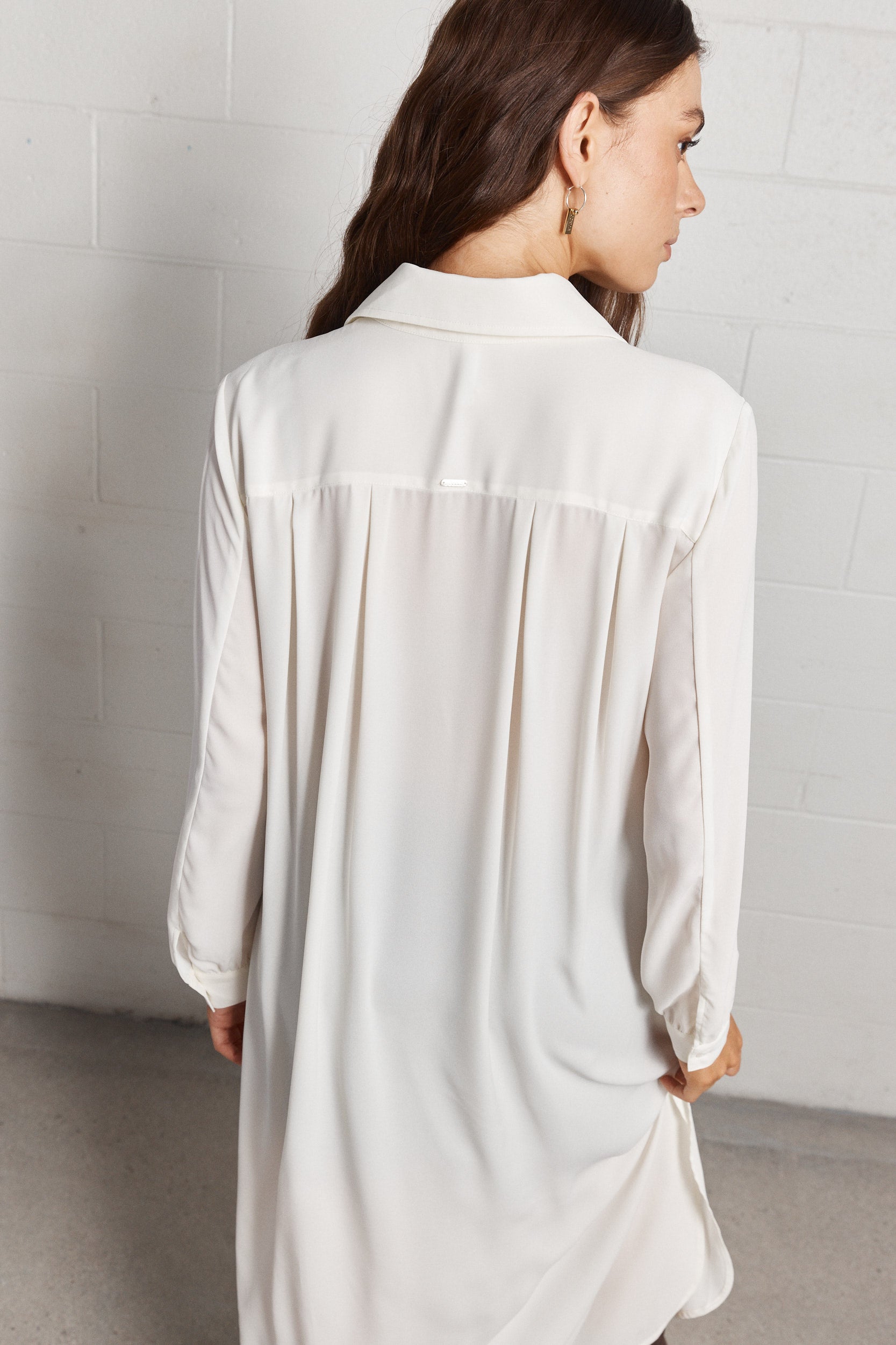 Russell | Robe chemise crème