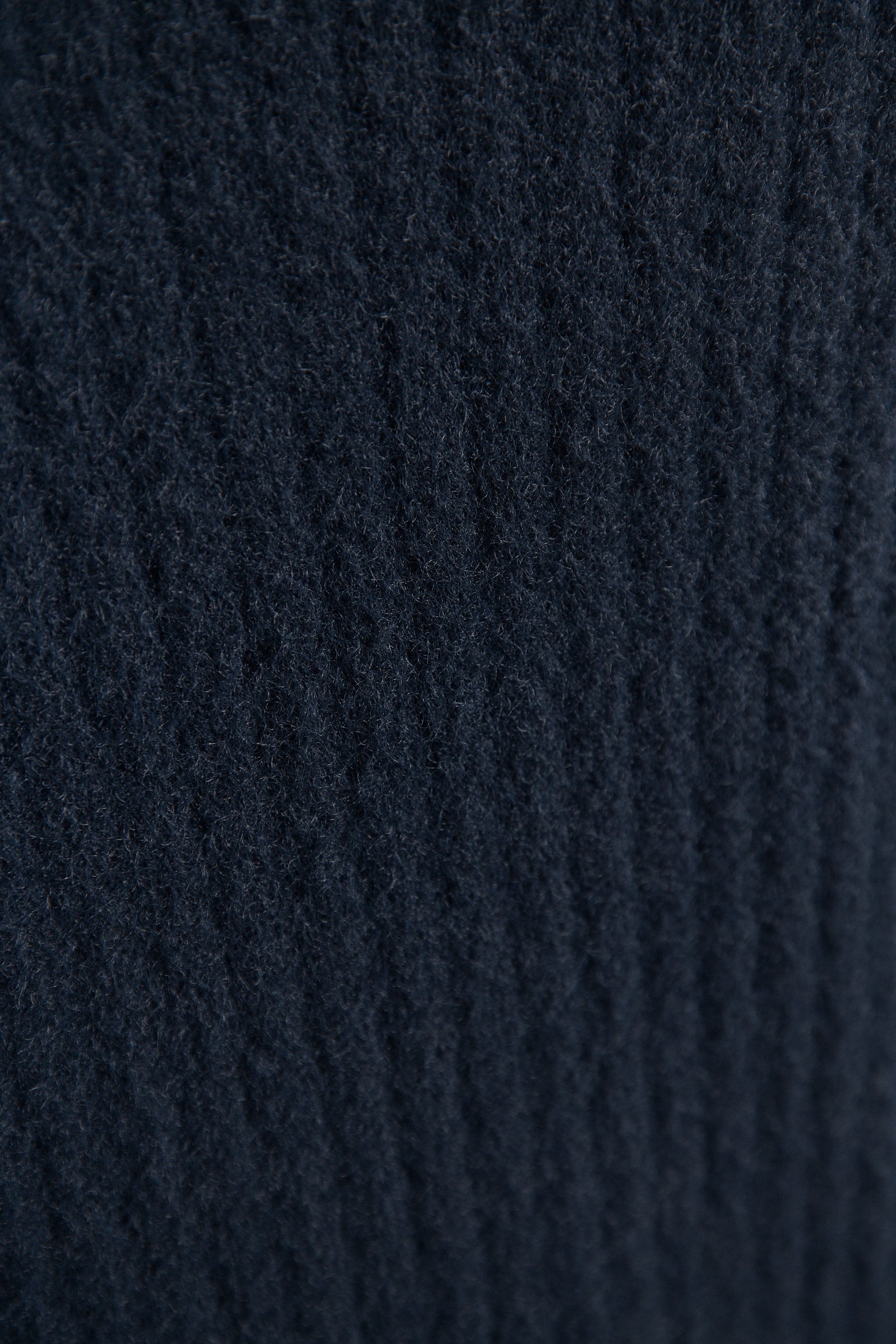 Dakota | Chandail bleu foncé en tricot
