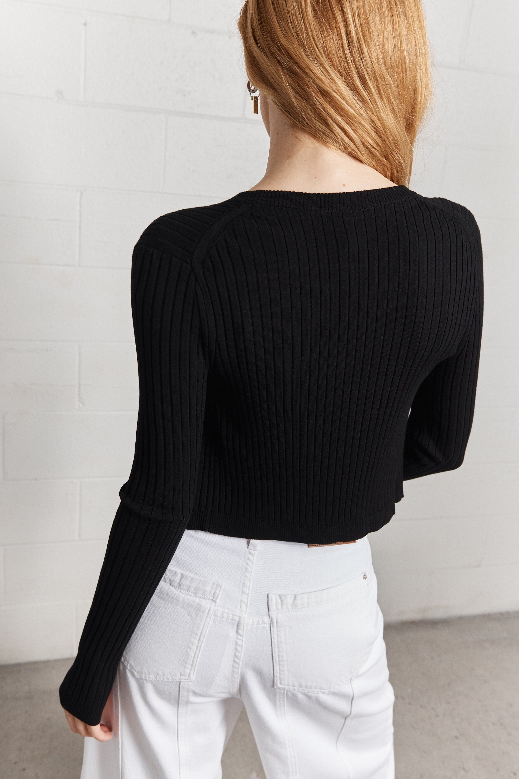 Grant | Short black cardigan