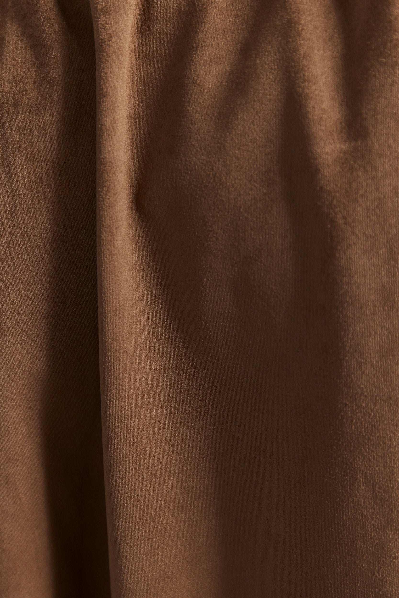 Vincent | Brown faux suede mini skirt