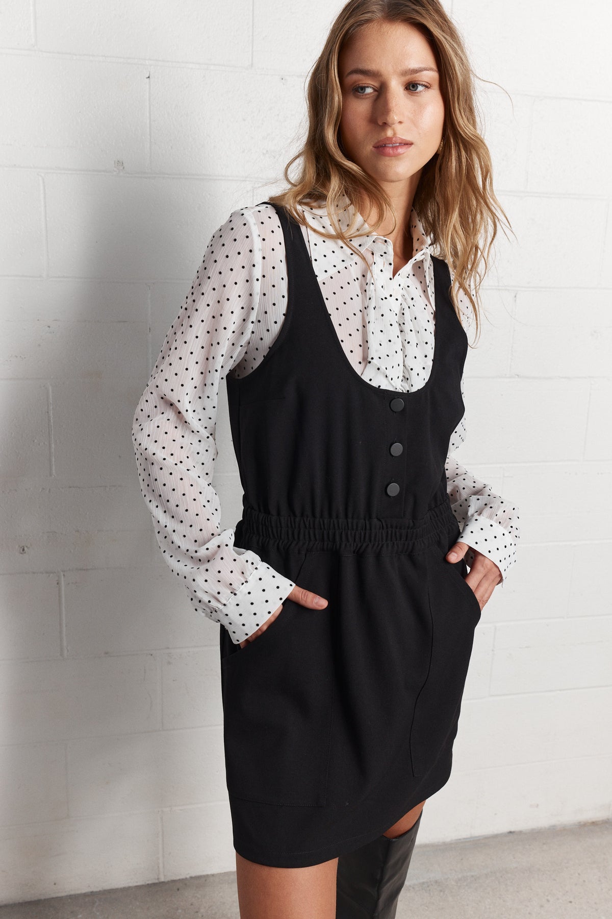 Rhonda | Combinaison courte noire