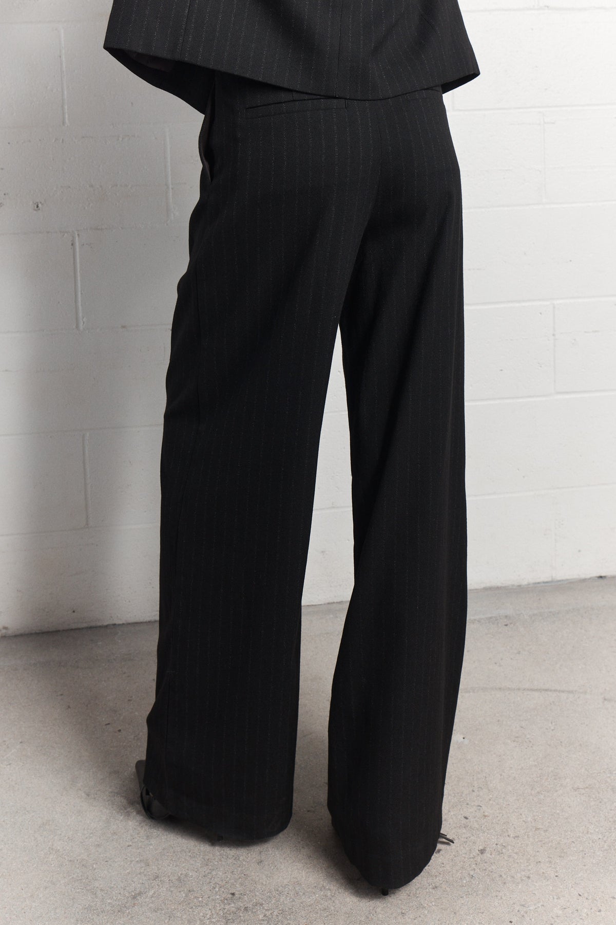 Angelika | Pantalon taille haute à jambe large