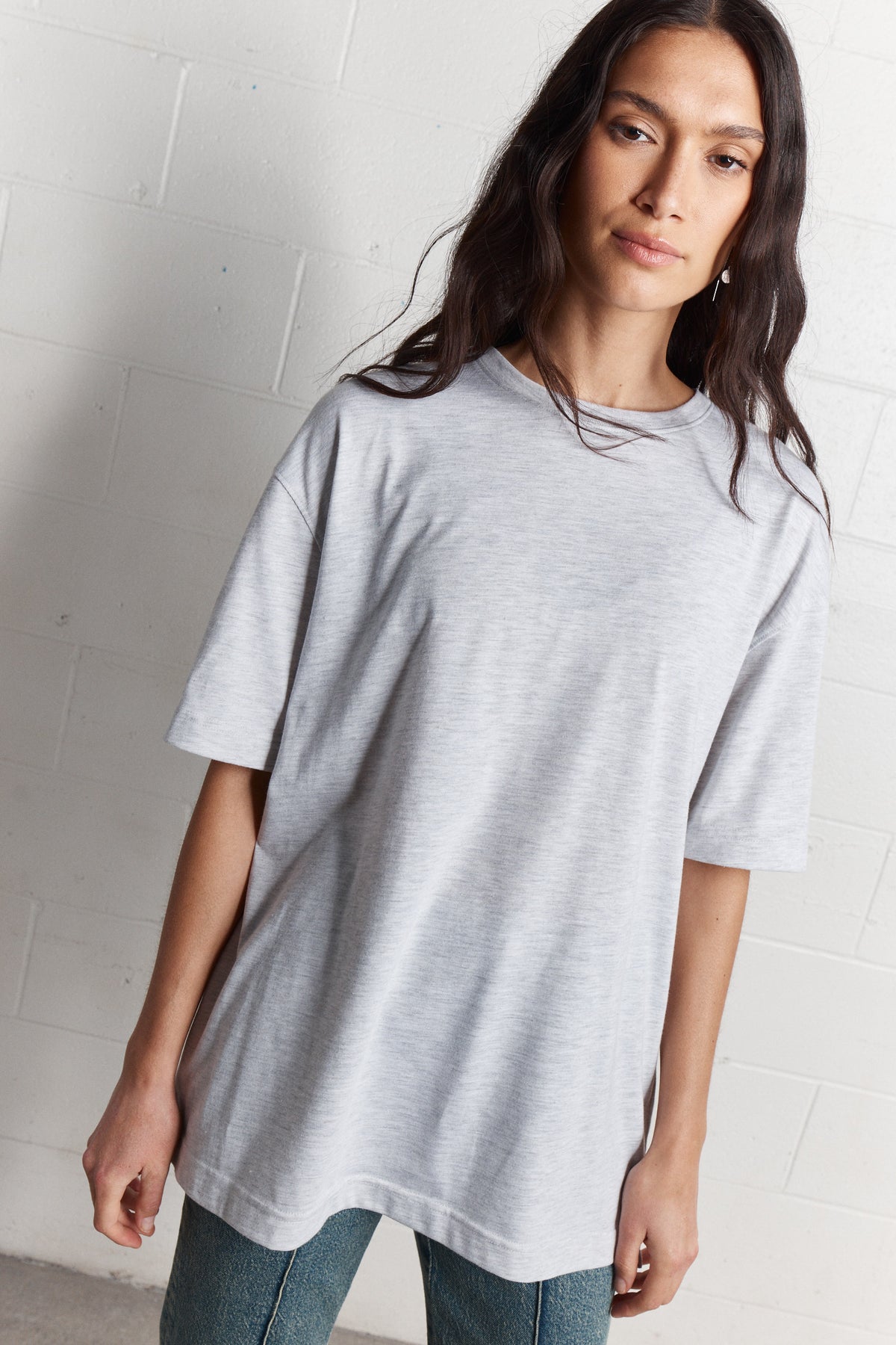 Jolie | T-shirt ample gris