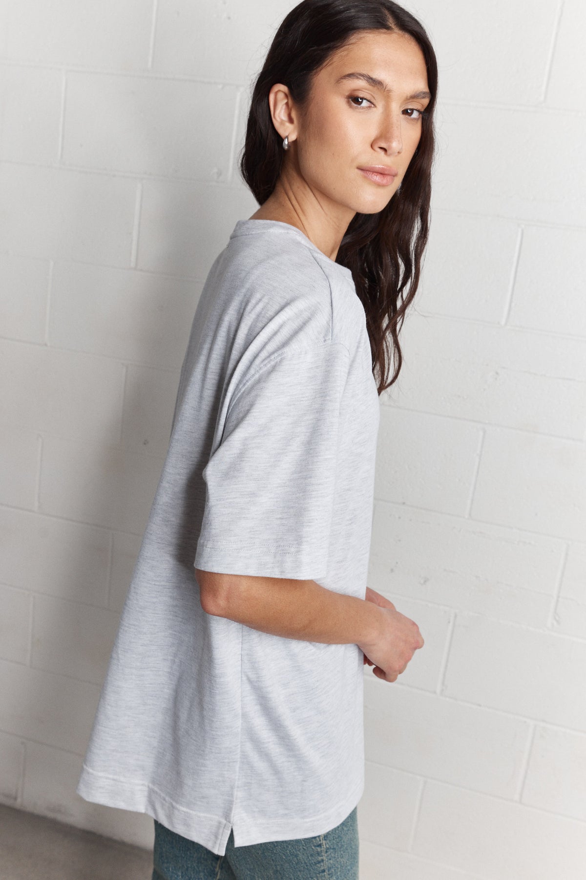 Jolie | T-shirt ample gris