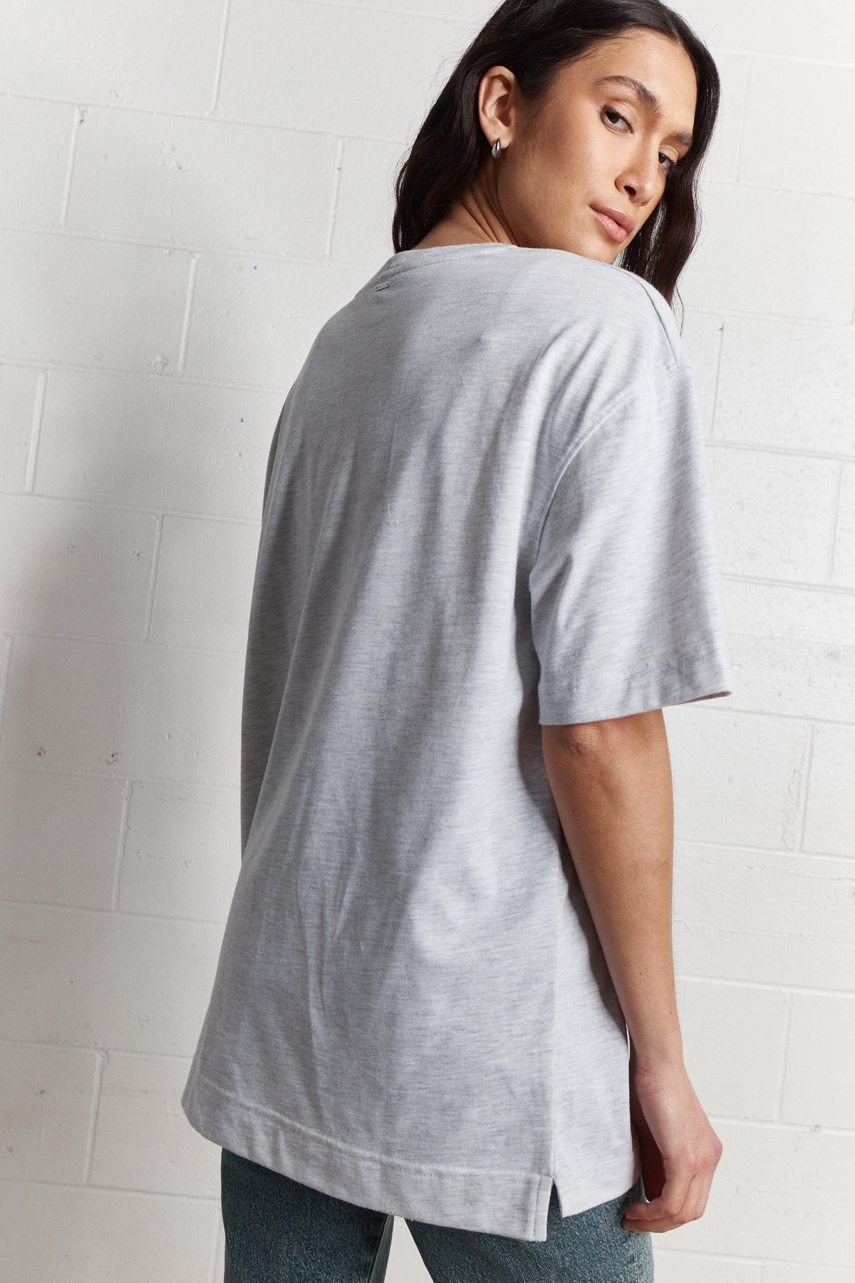 Jolie | T-shirt ample gris