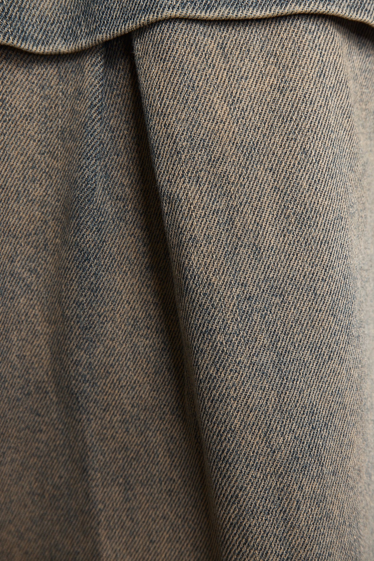 Liotta | Veste longue en denim bleu délavé