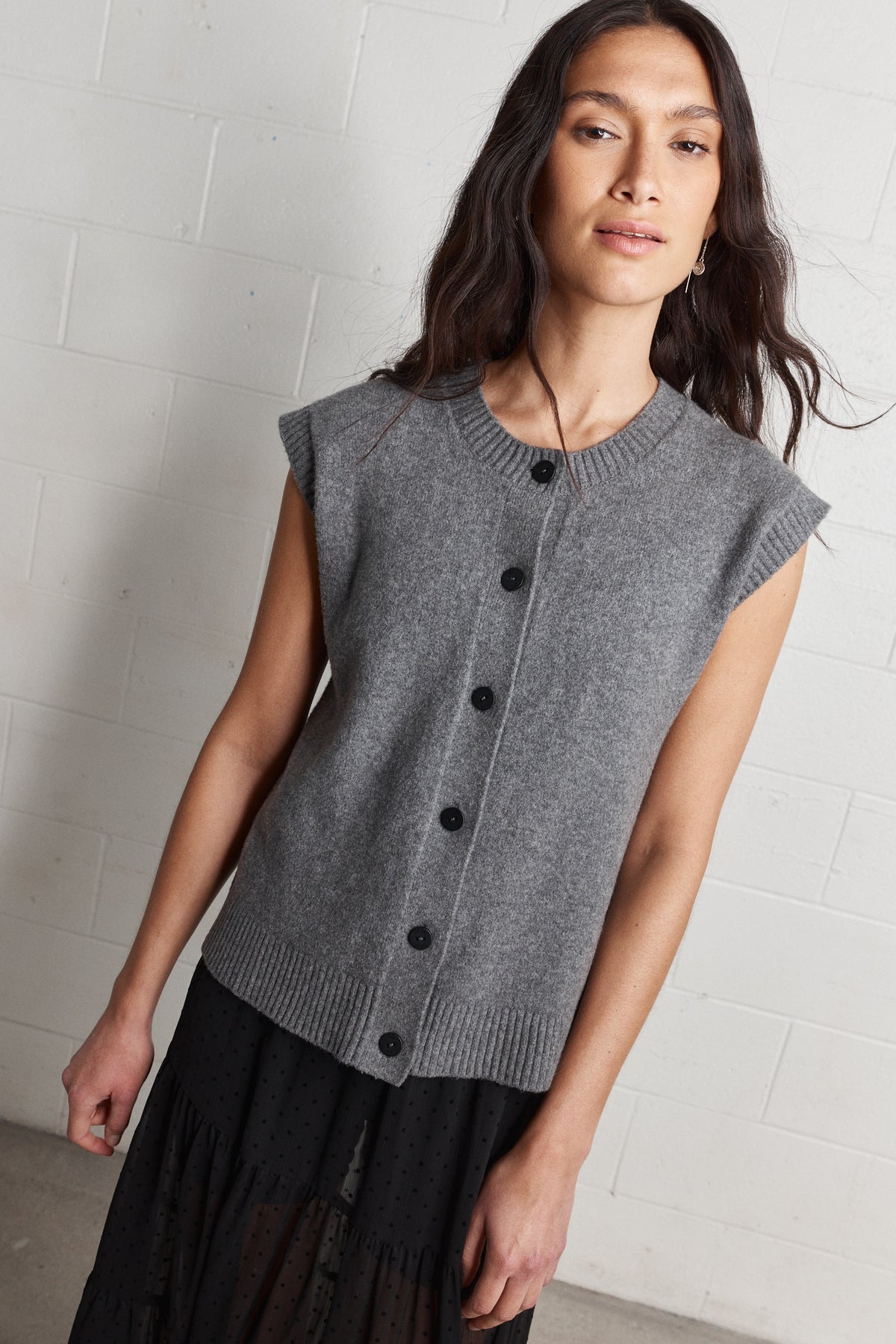 Ian | Dark Grey Knit Cardigan