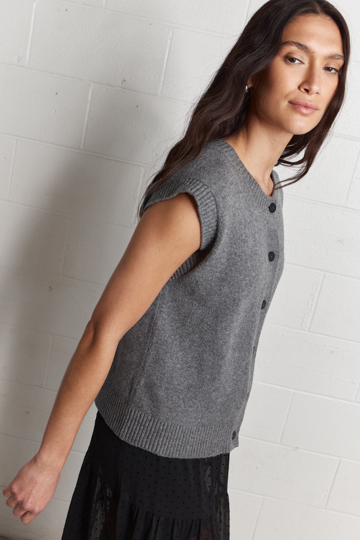 Ian | Dark Grey Knit Cardigan