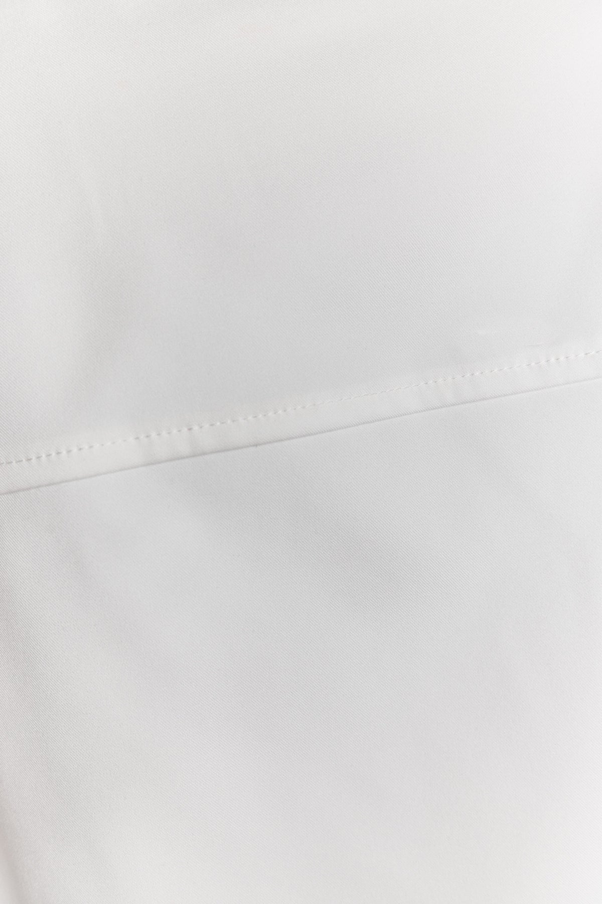 Joyce | Cream ruffle-trim sleeveless shirt