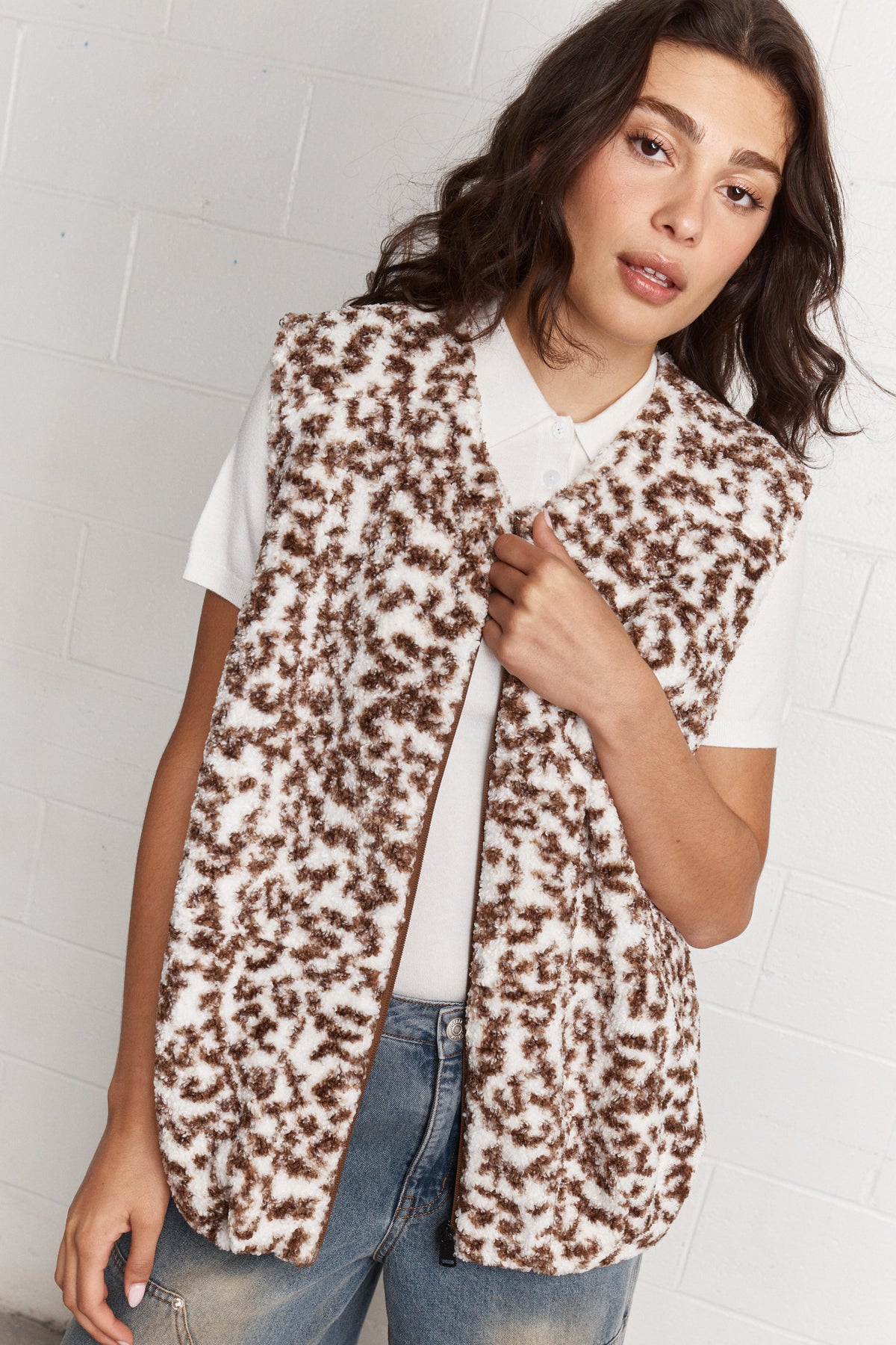 Elaina | Gilet léopard