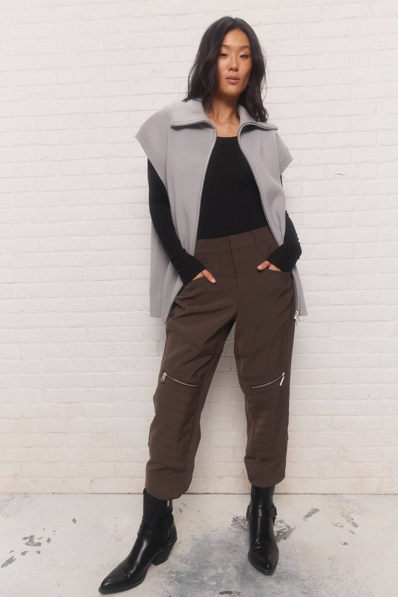 Doya | Veste sans manches grise