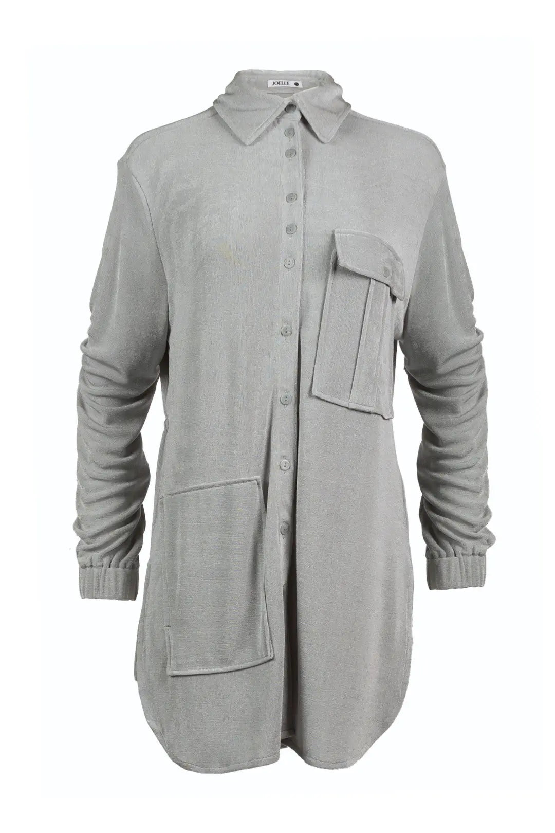 Chemise ample gris-vert | Drapa JOELLE Collection