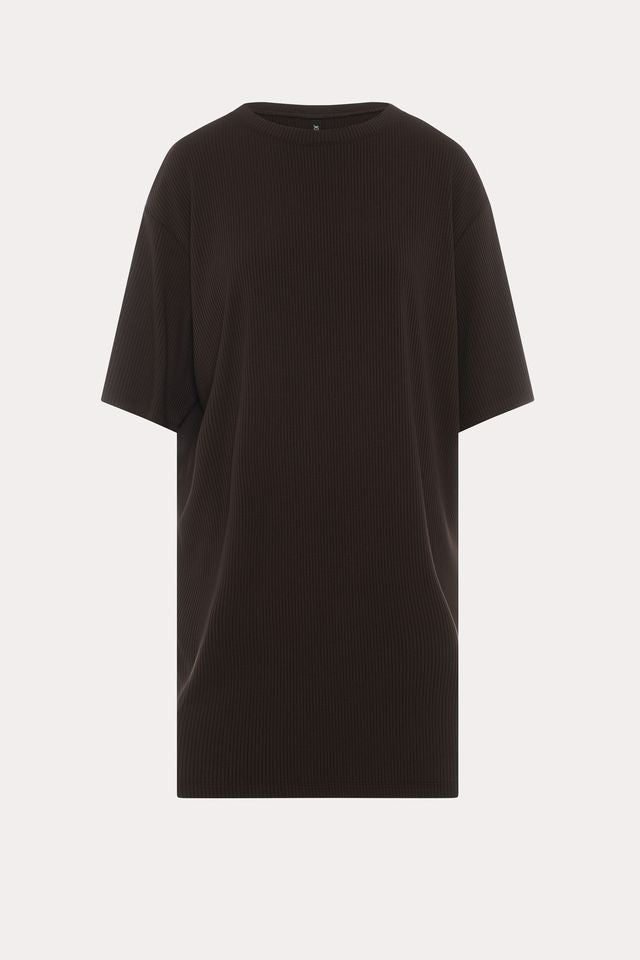 Kara Robe t-shirt brune JOELLE Collection