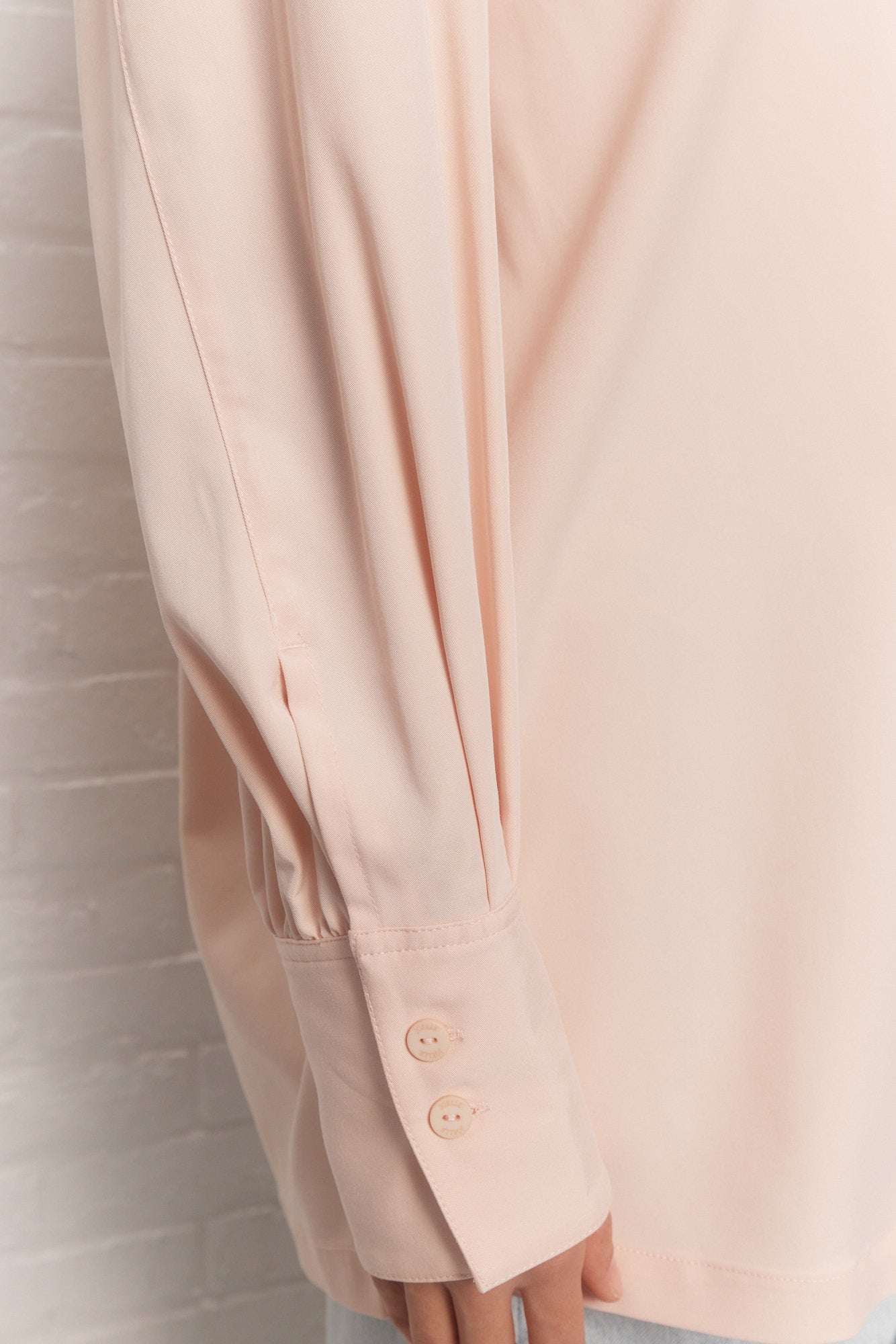 Gleam | Chemise rose à manches longues