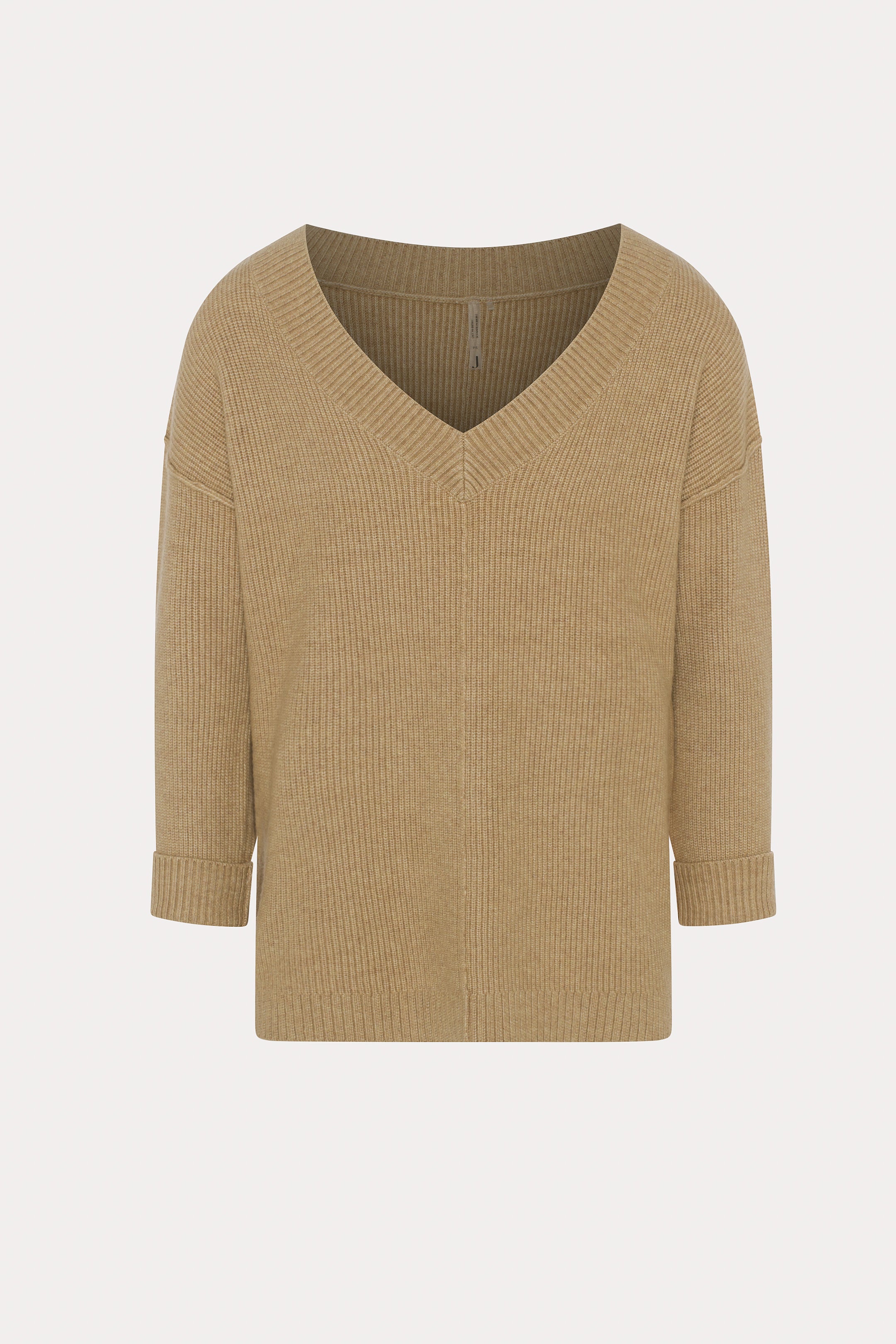Led | Chandail beige en tricot