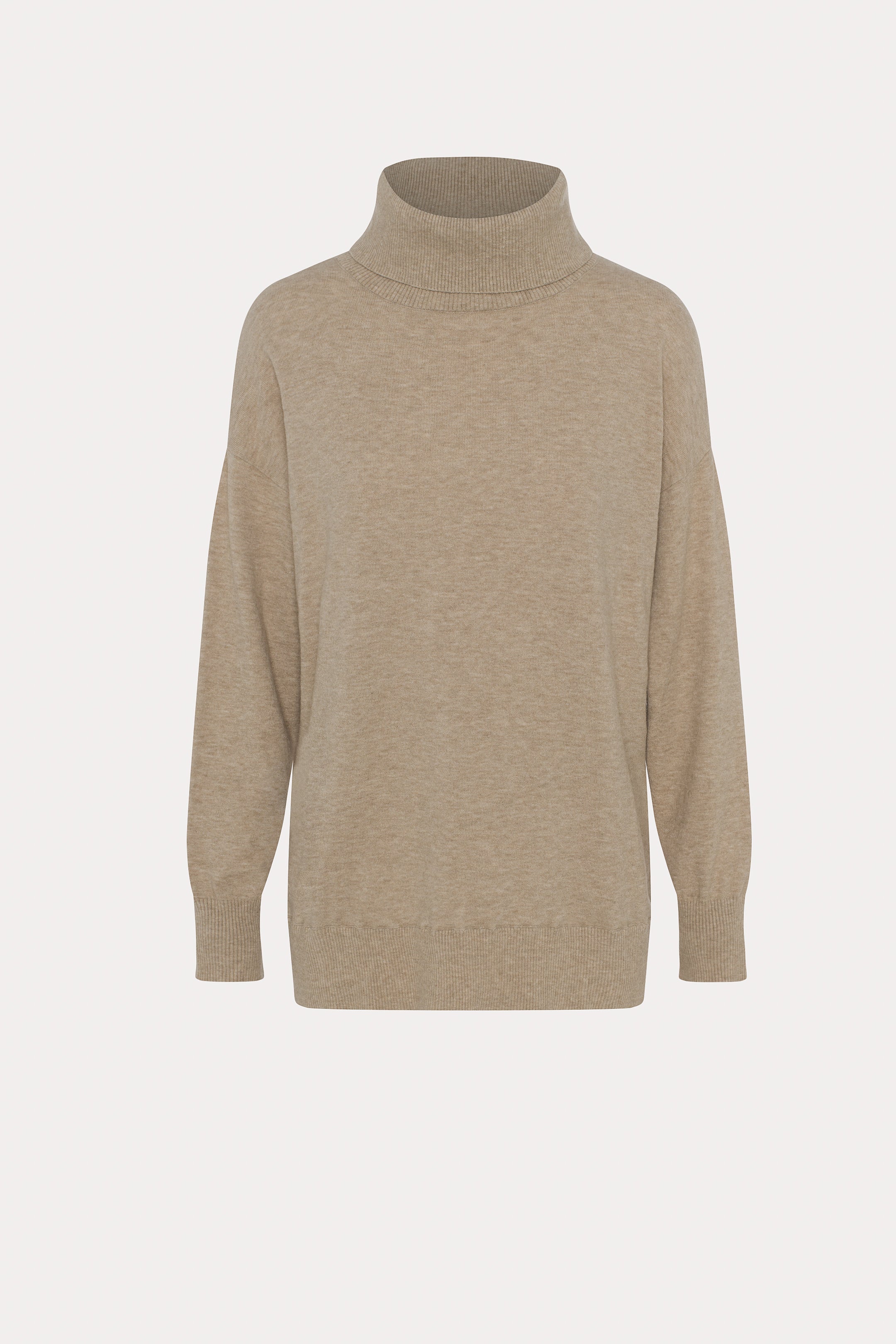 Sinclair | Chandail beige à col roulé