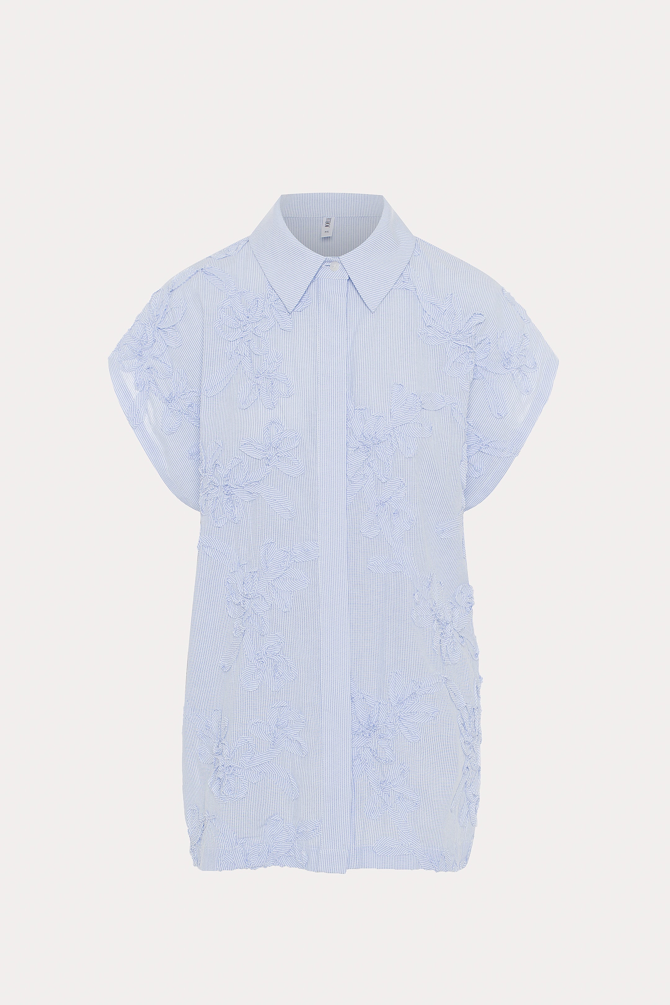 Ingrid | Chemise bleue à rayures