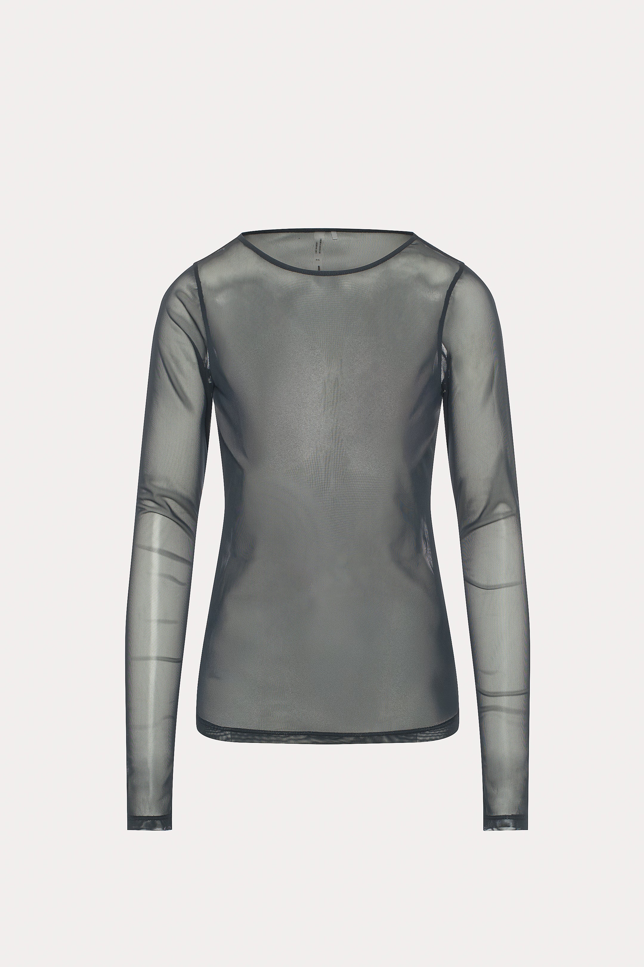 Dereck | Black transparent top