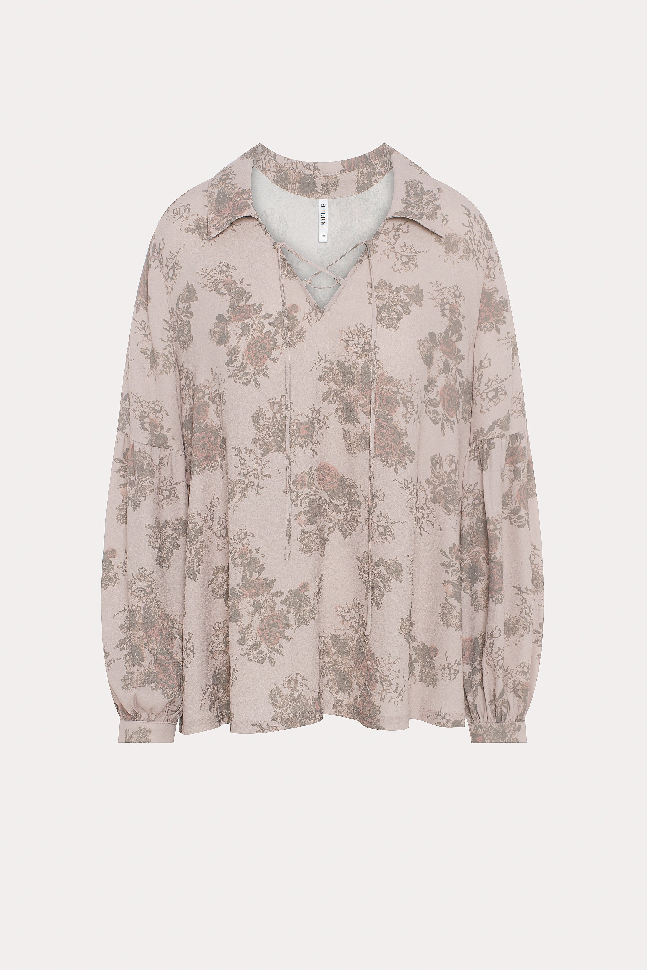 Marcelle | Blouse rose à imprimé floral