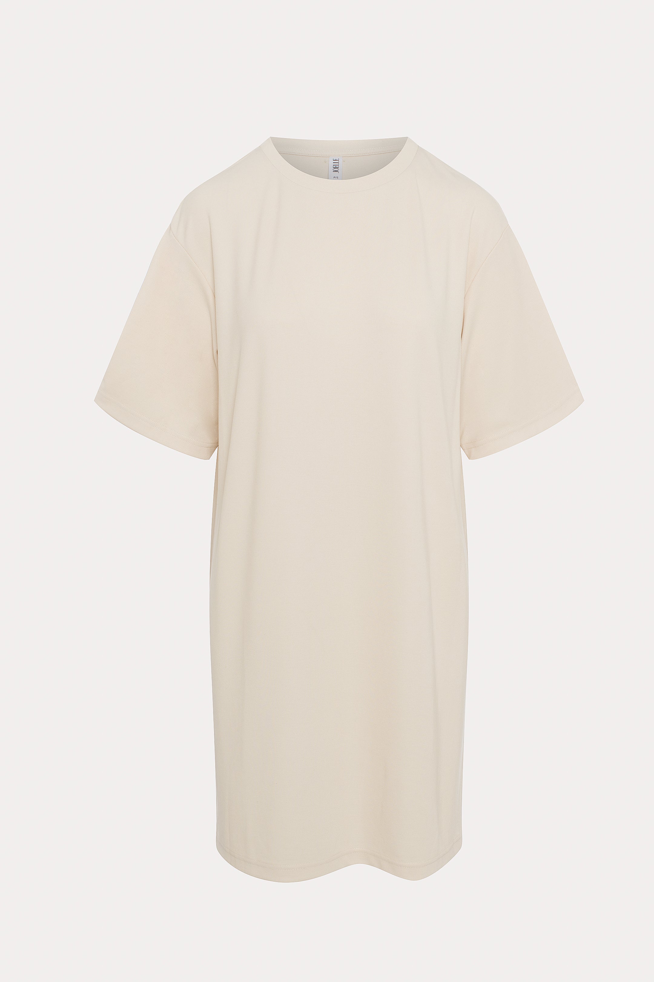 Kara | Beige T-shirt dress