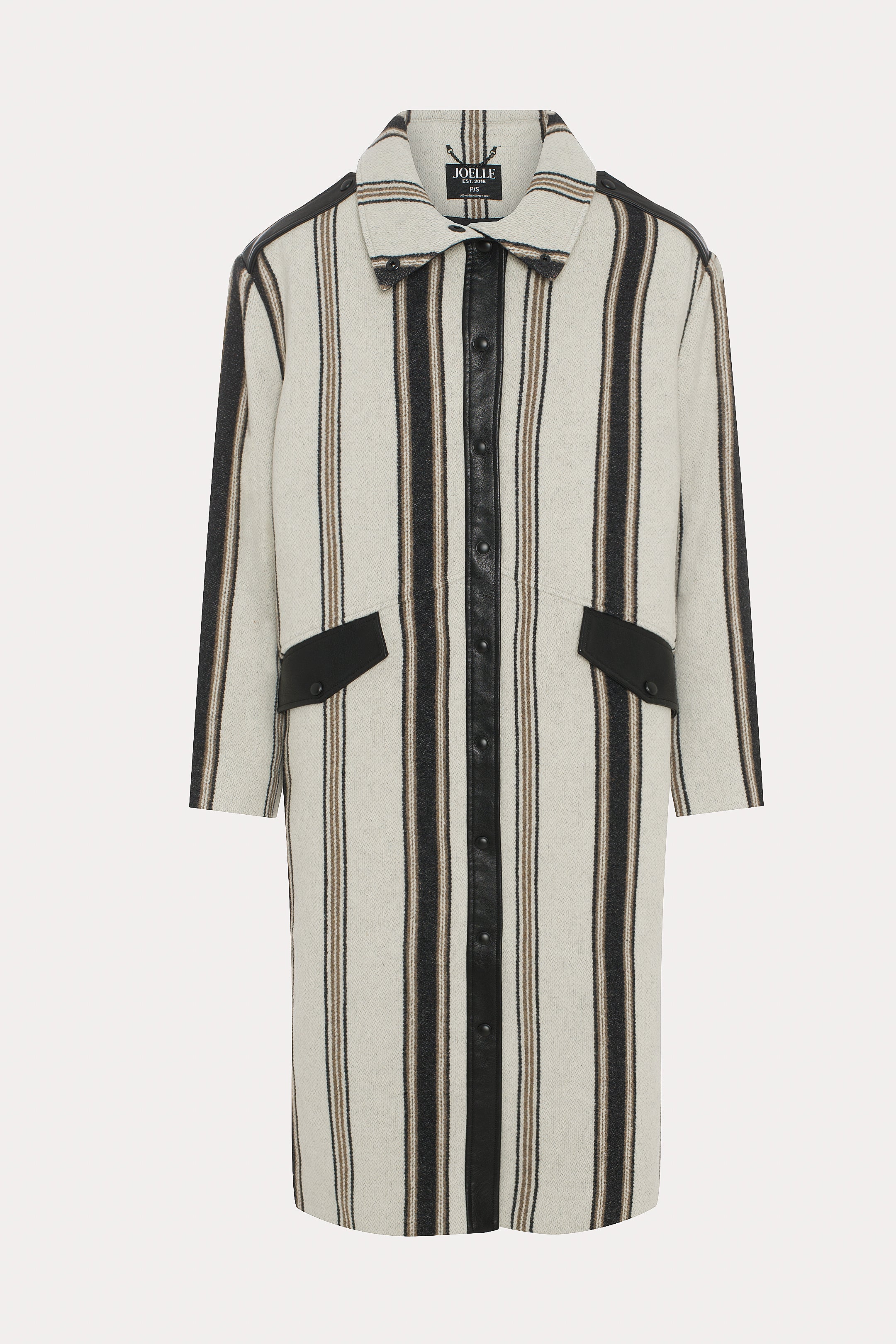Viviani | Manteau à rayures