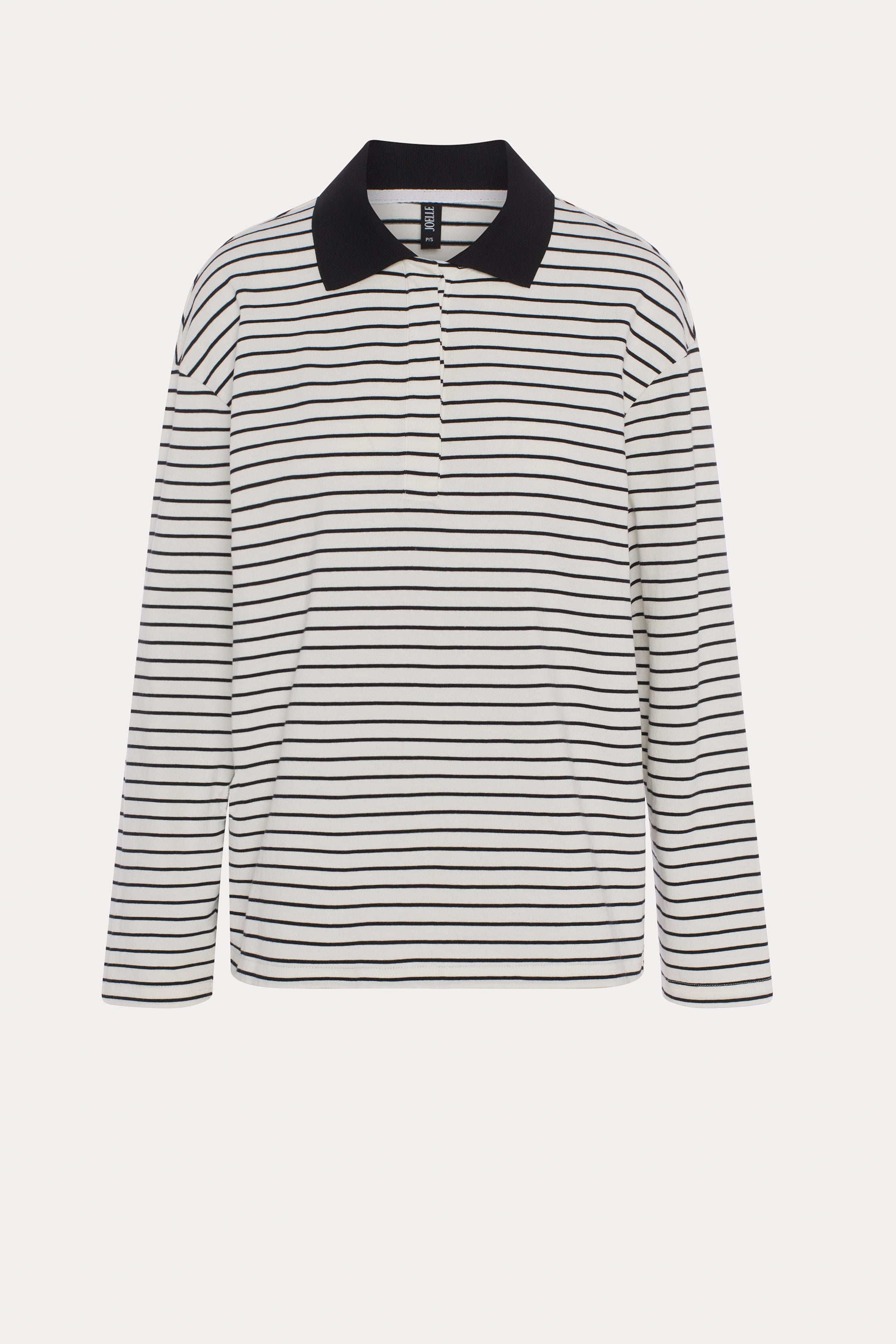 Leonard | Striped long-sleeve JOELLE polo top | Women's