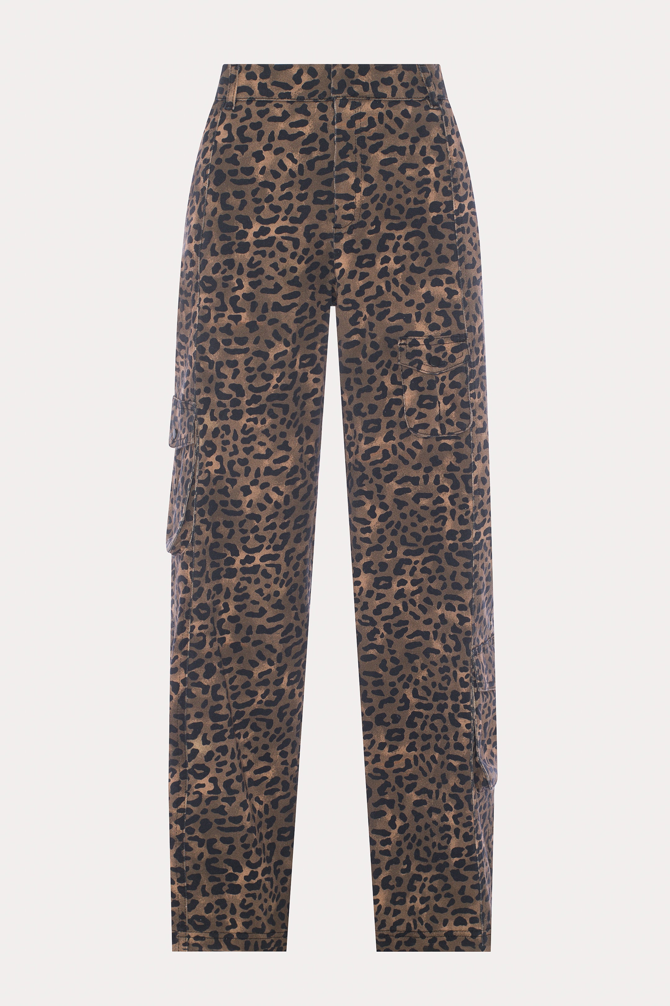 Teresa | JOELLE Leopard Stretch Tweed Trousers | Women