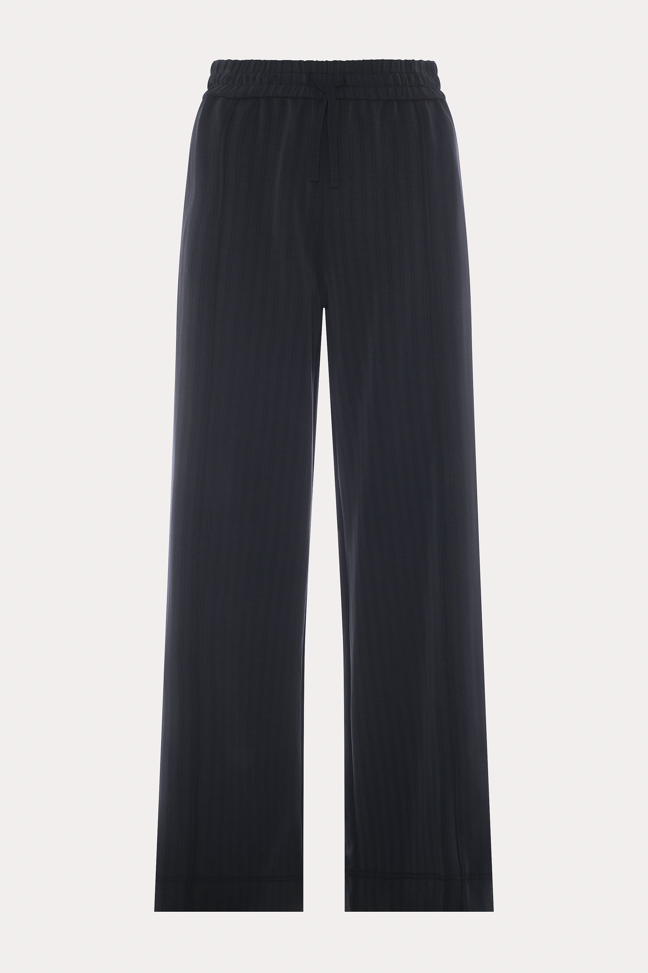 Evie | Wide-leg, faded black trousers