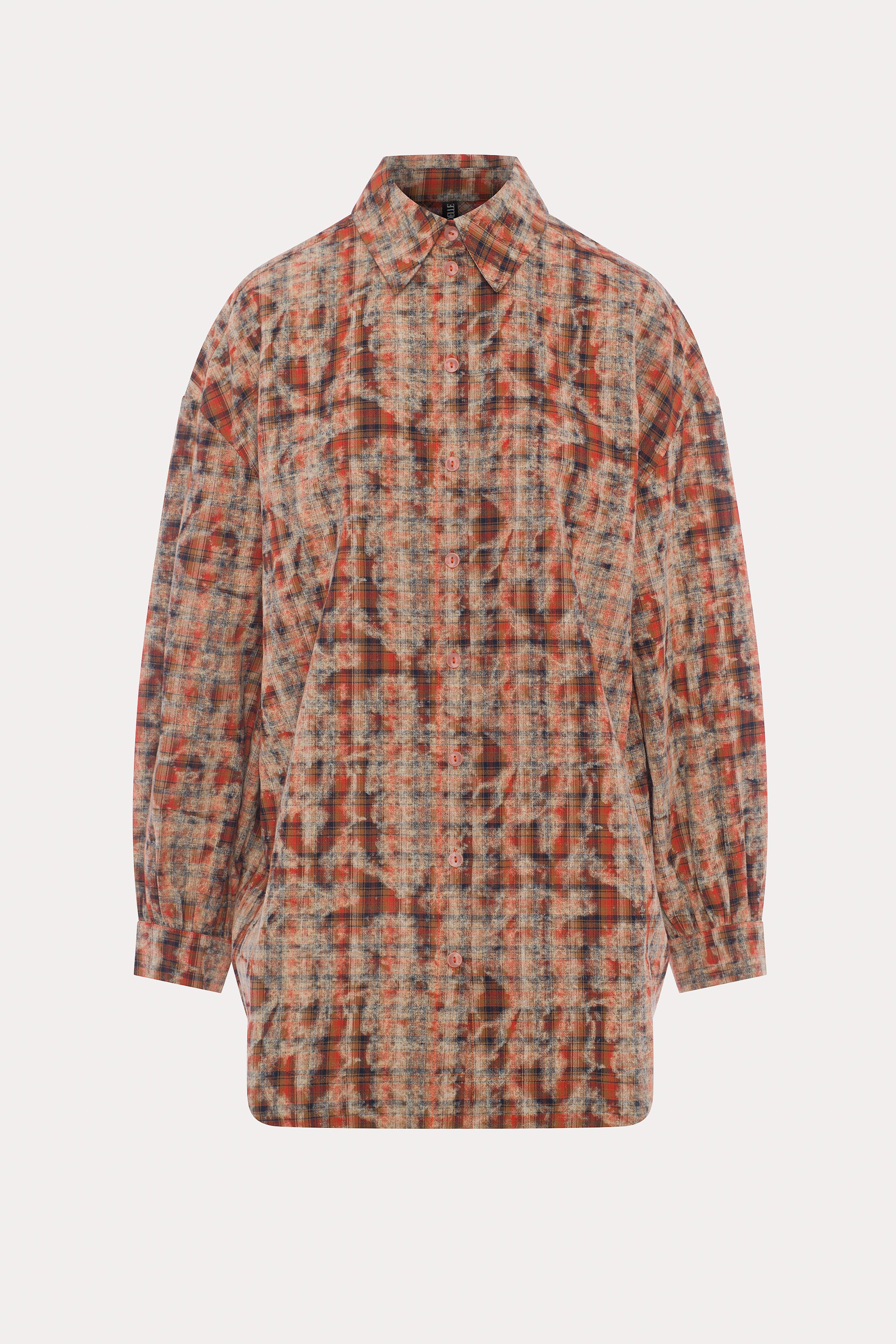 Oasis | Chemise orange à carreaux