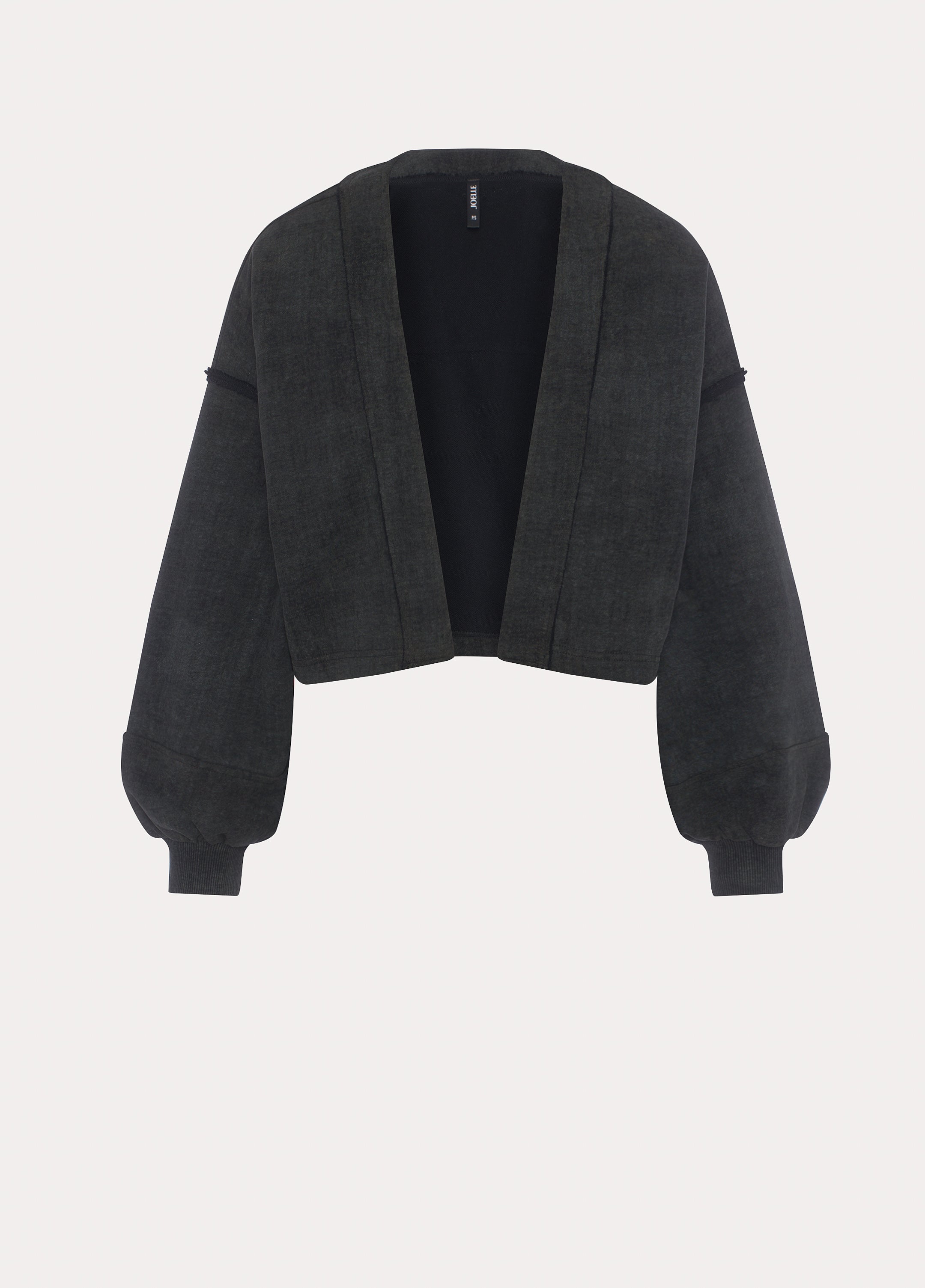 Wade | La veste noire délavée à coupe ample