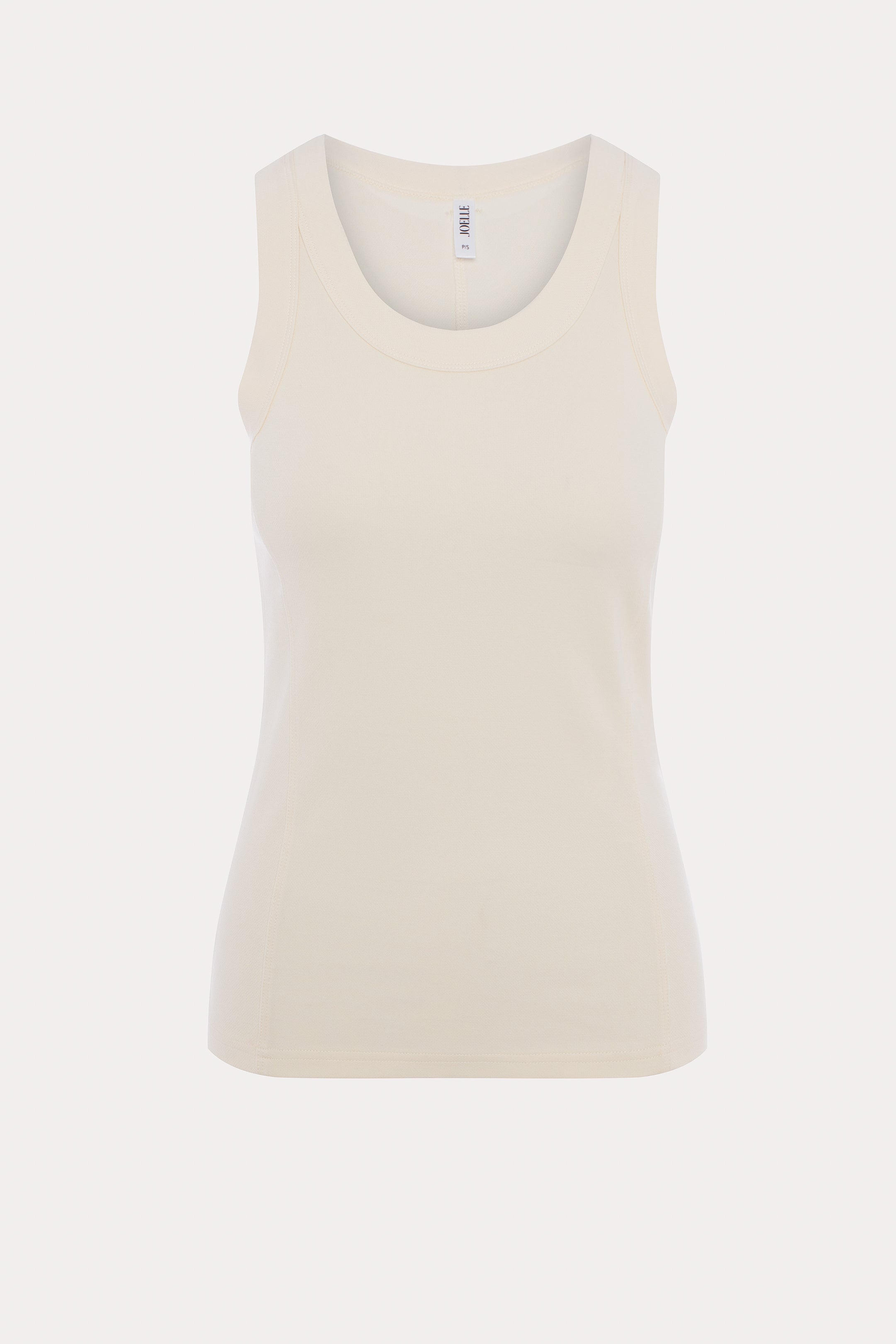 Bowery | Camisole crème à coutures apparentes