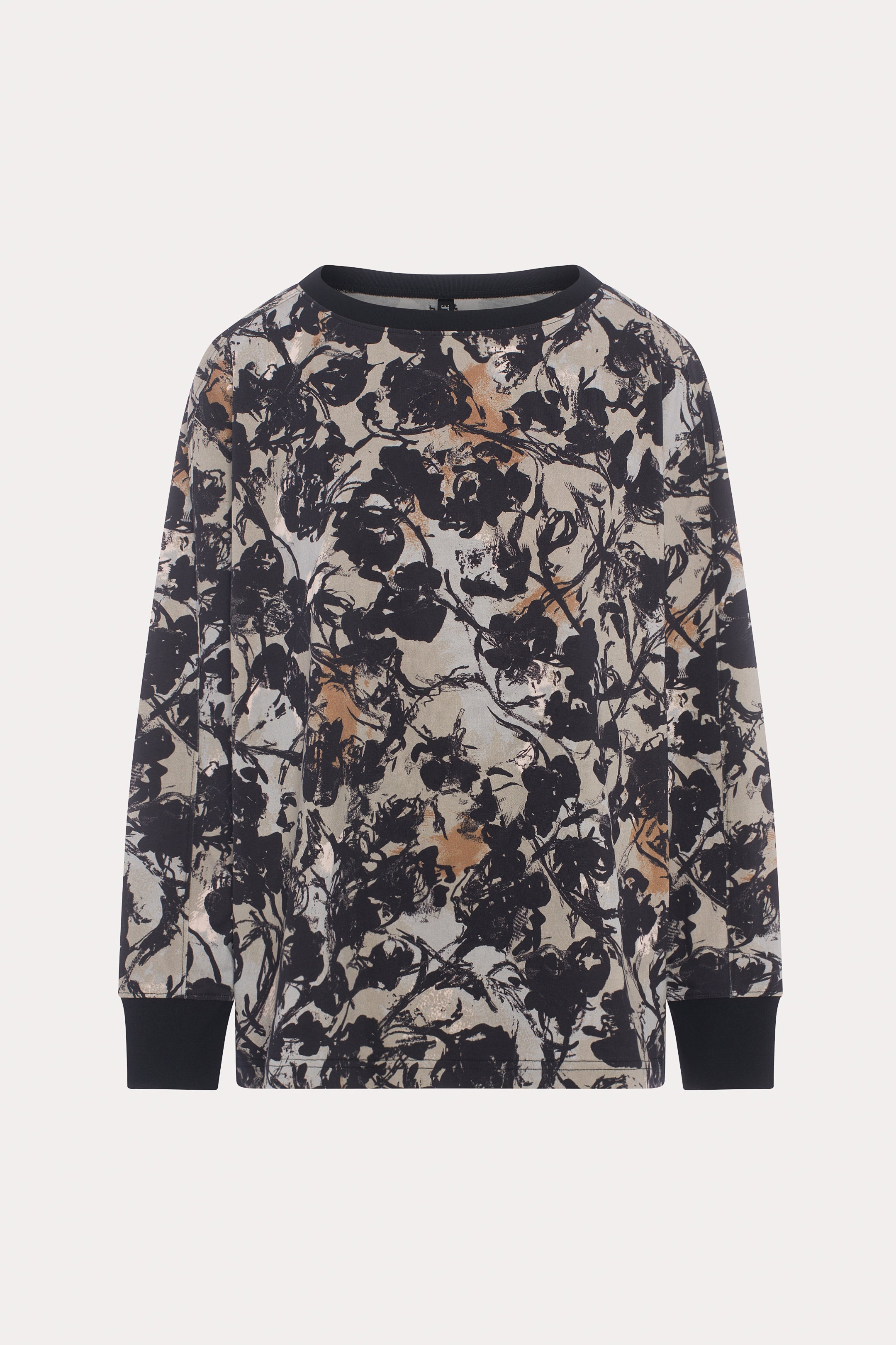 Rawrose | Chandail Noir imprimé floral