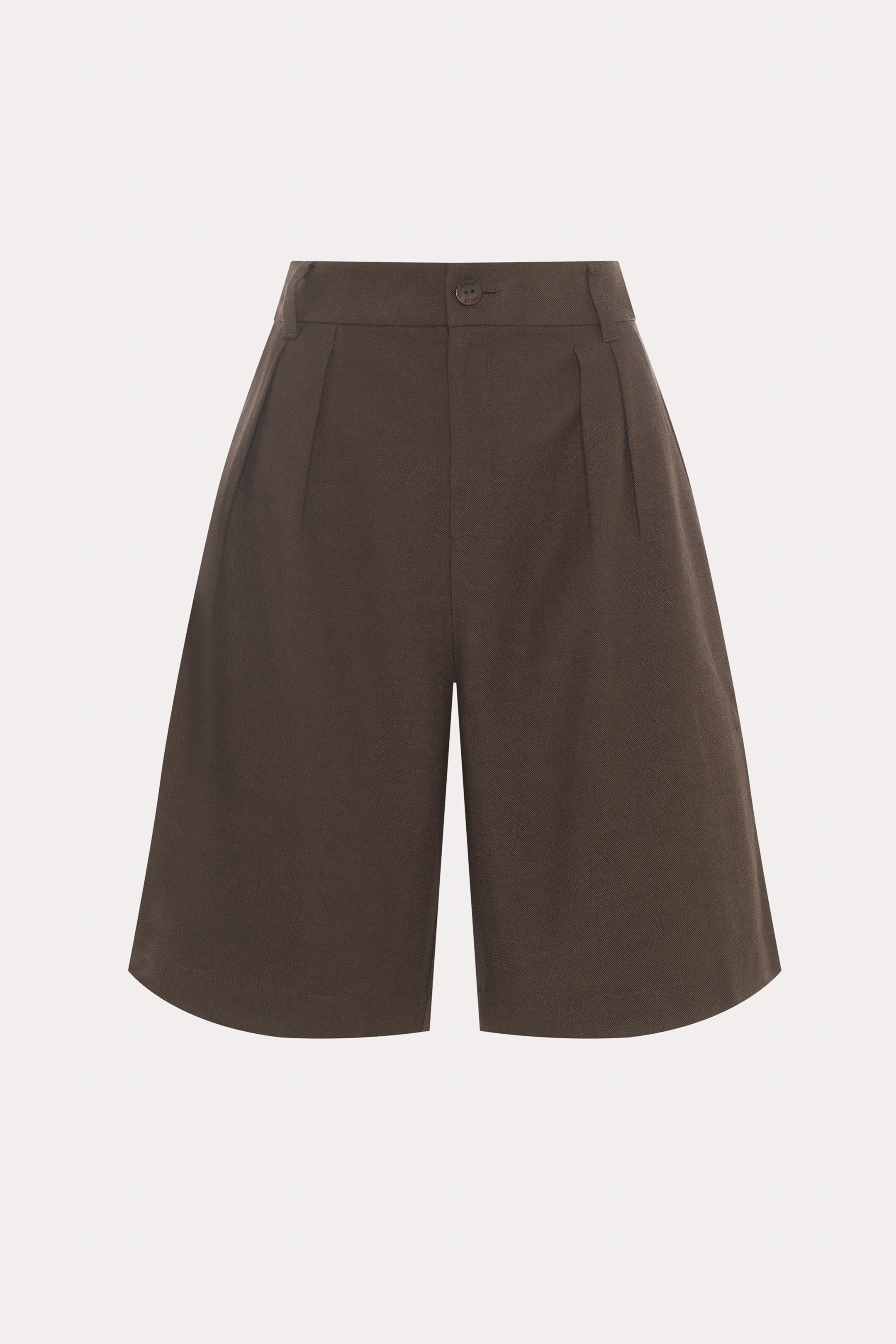 Marlow | Short brun foncé