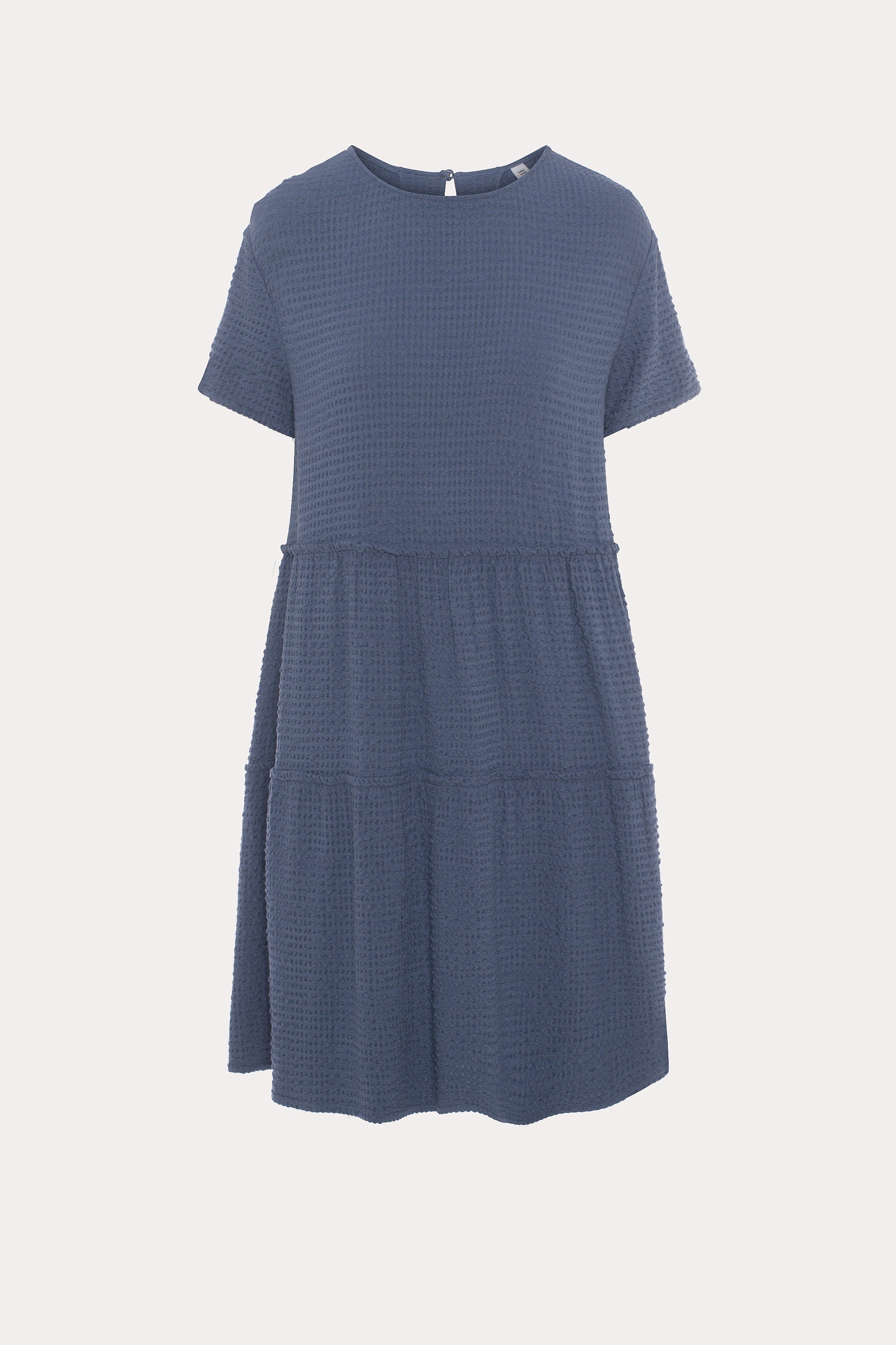 Nori Robe bleue ample à manches courtes JOELLE Collection