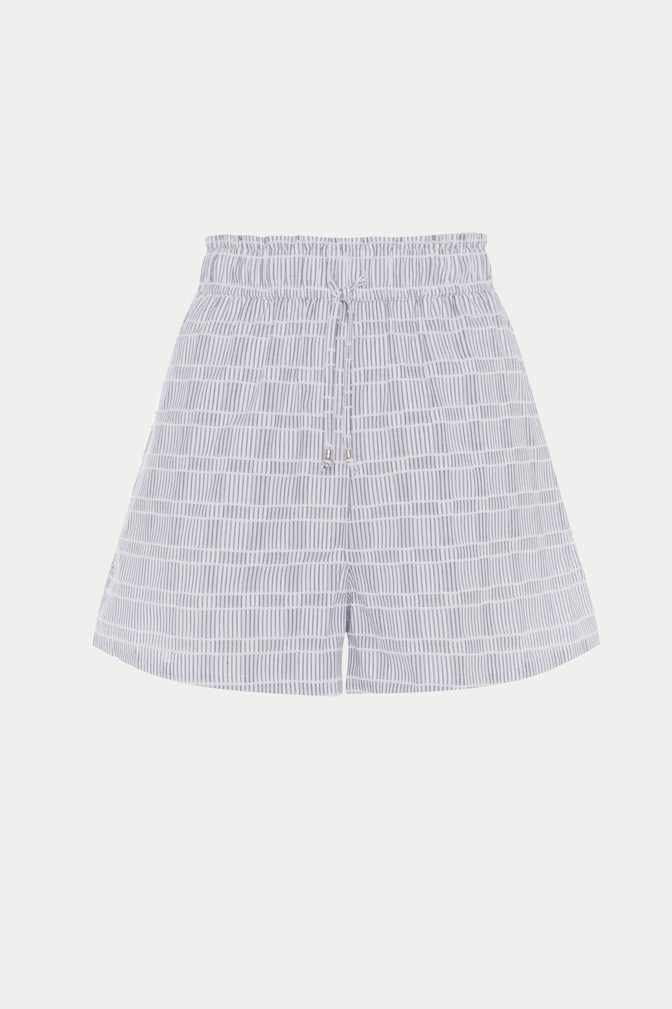 Fiorella Short rayé blanc JOELLE Collection