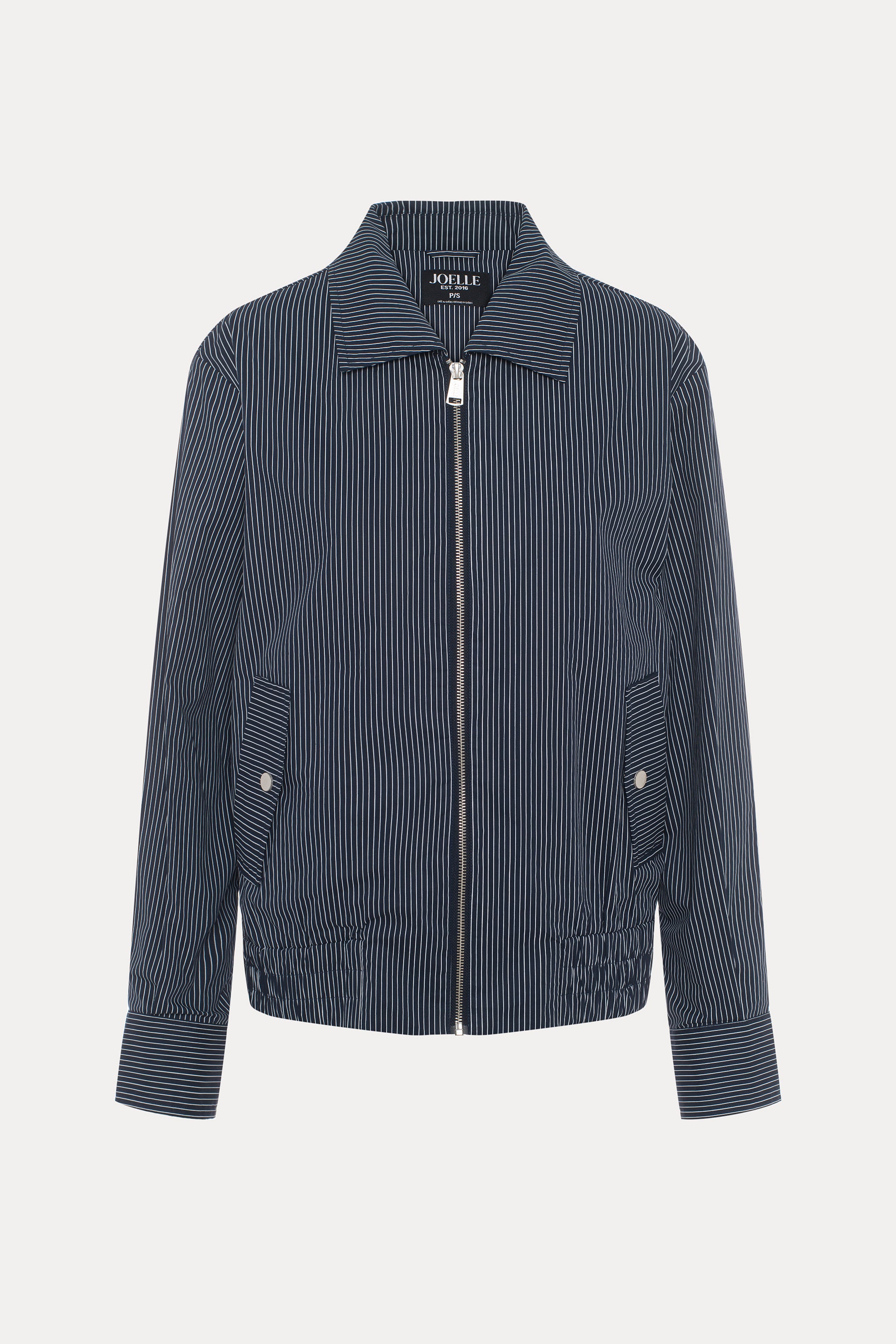Cortino | Striped navy shirt jacket