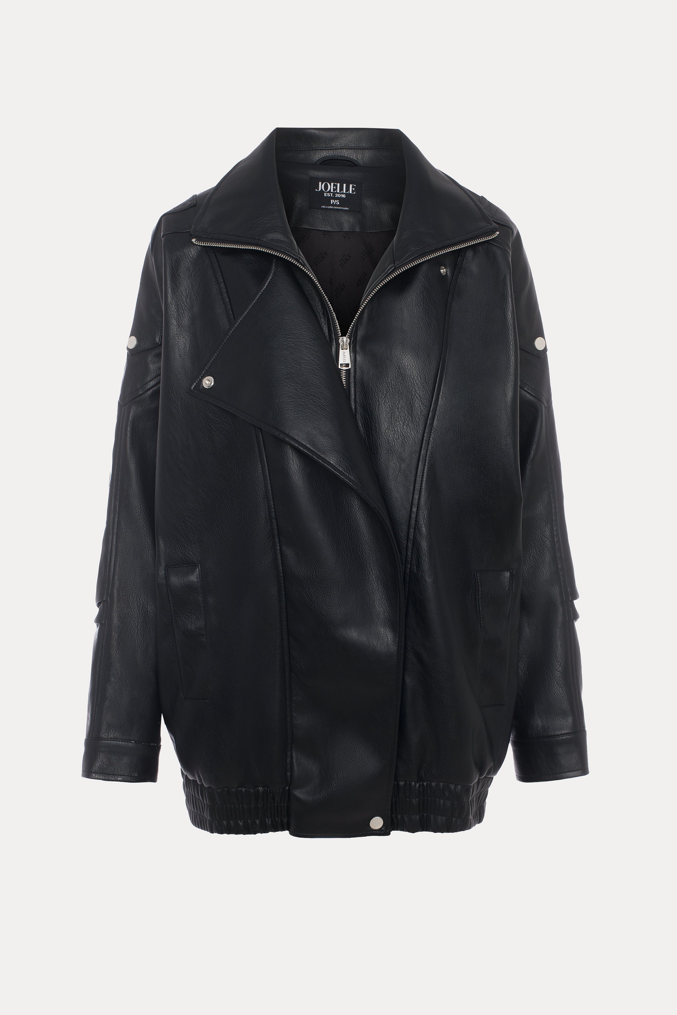 Riot | Perfecto en similicuir noir