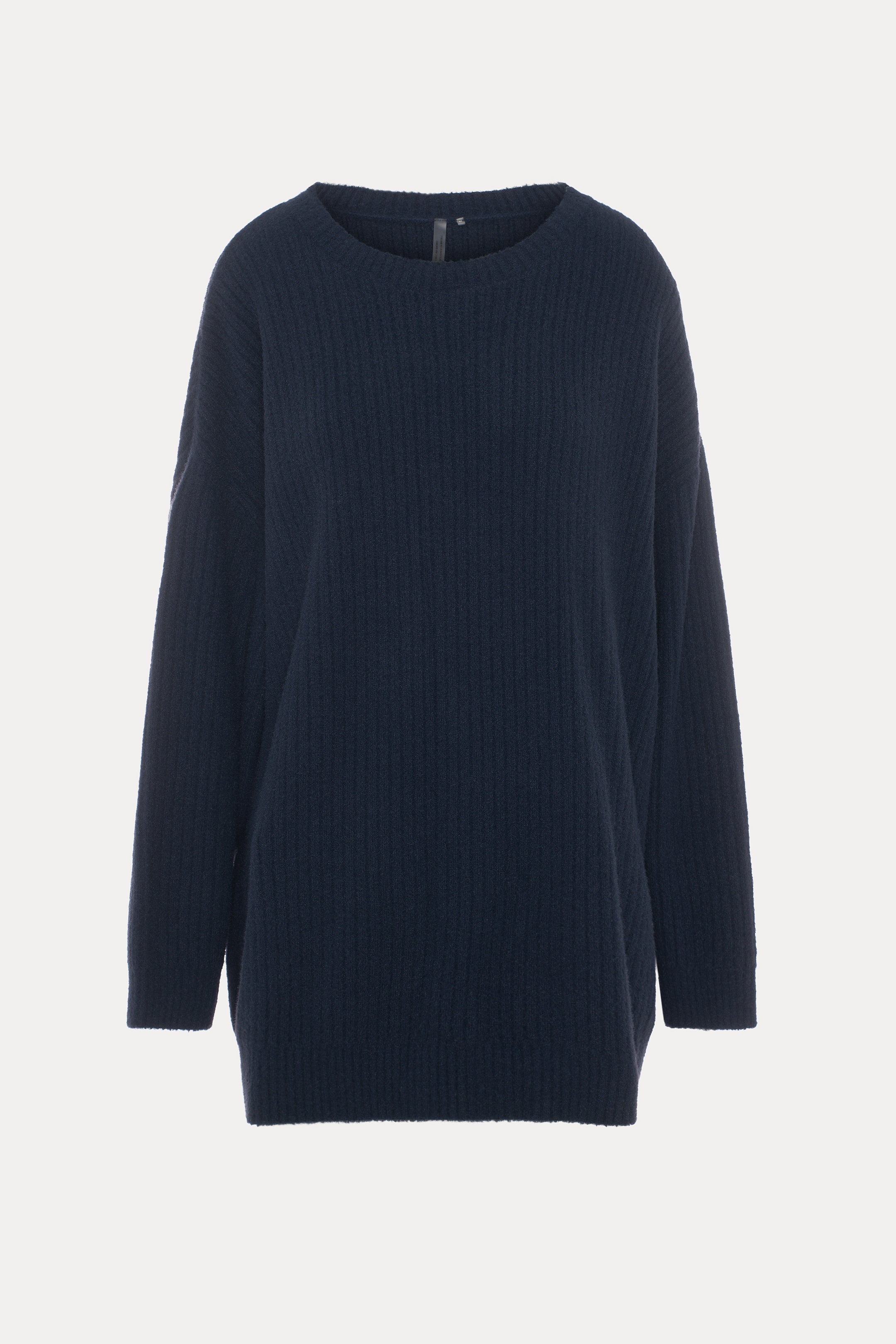 Dakota | Chandail bleu foncé en tricot