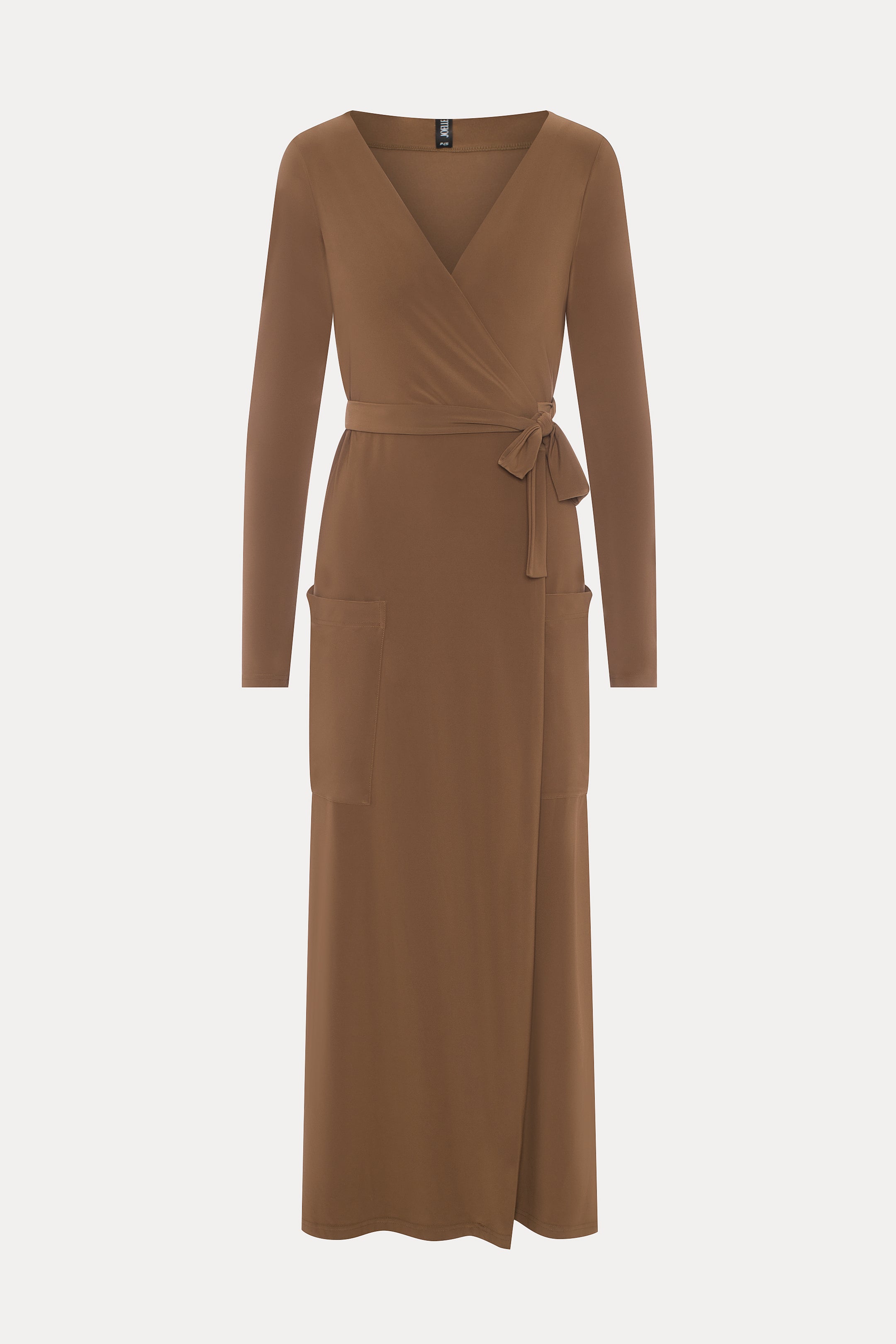 Alessandra | Robe longue brune