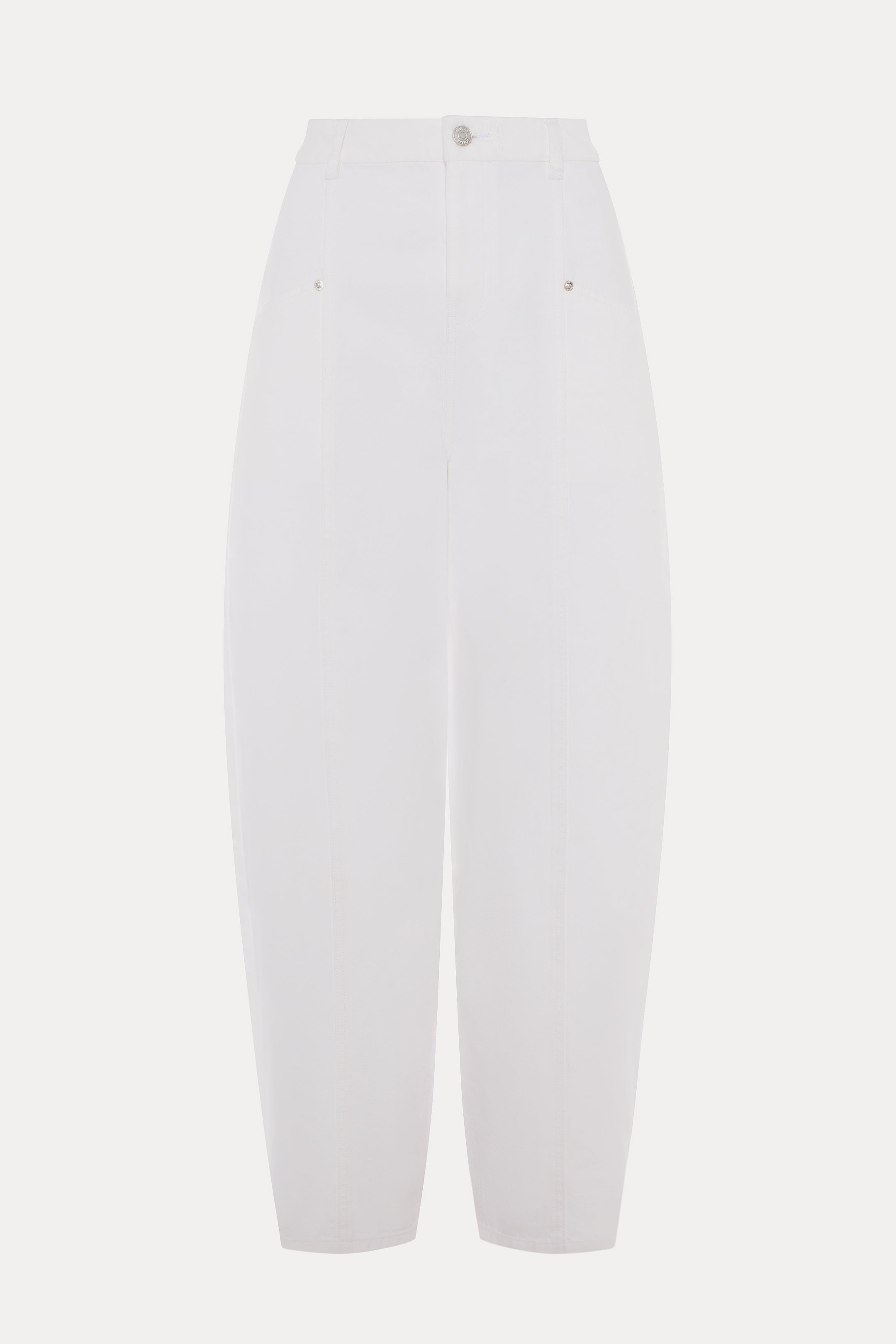Montana |  White balloon-cut jeans