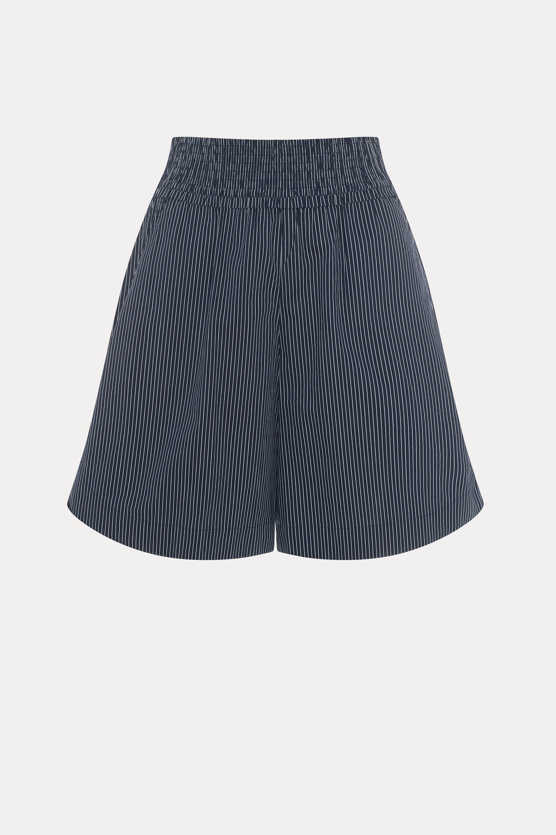 Taj | Navy Striped Shorts