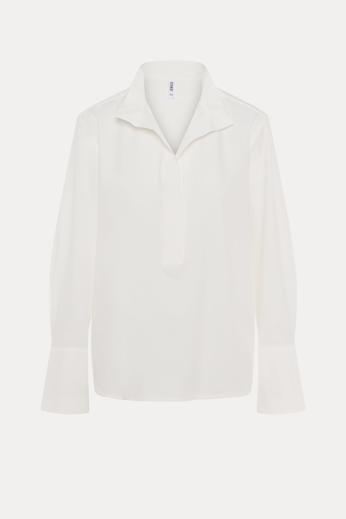 Yumi | Blouse crème à col montant