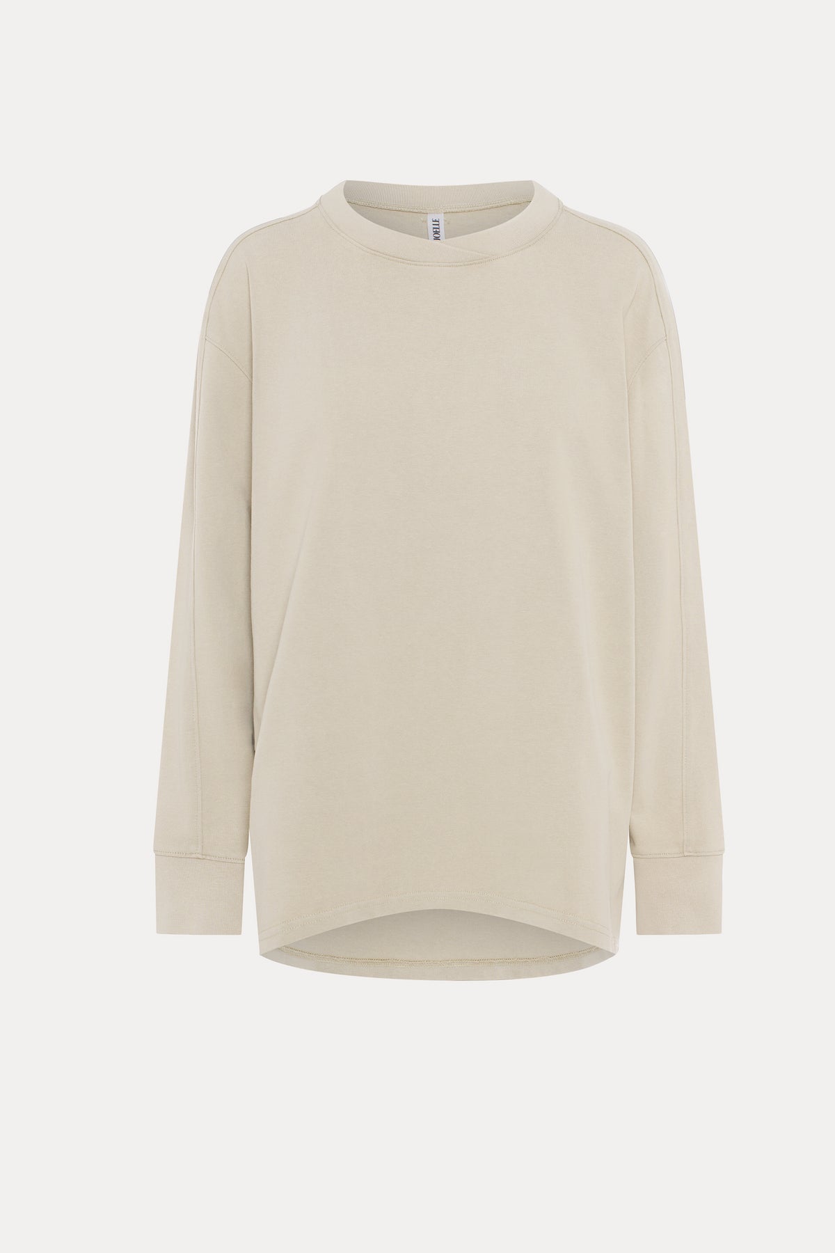 Alesia | Chandail beige délavé à manches longues