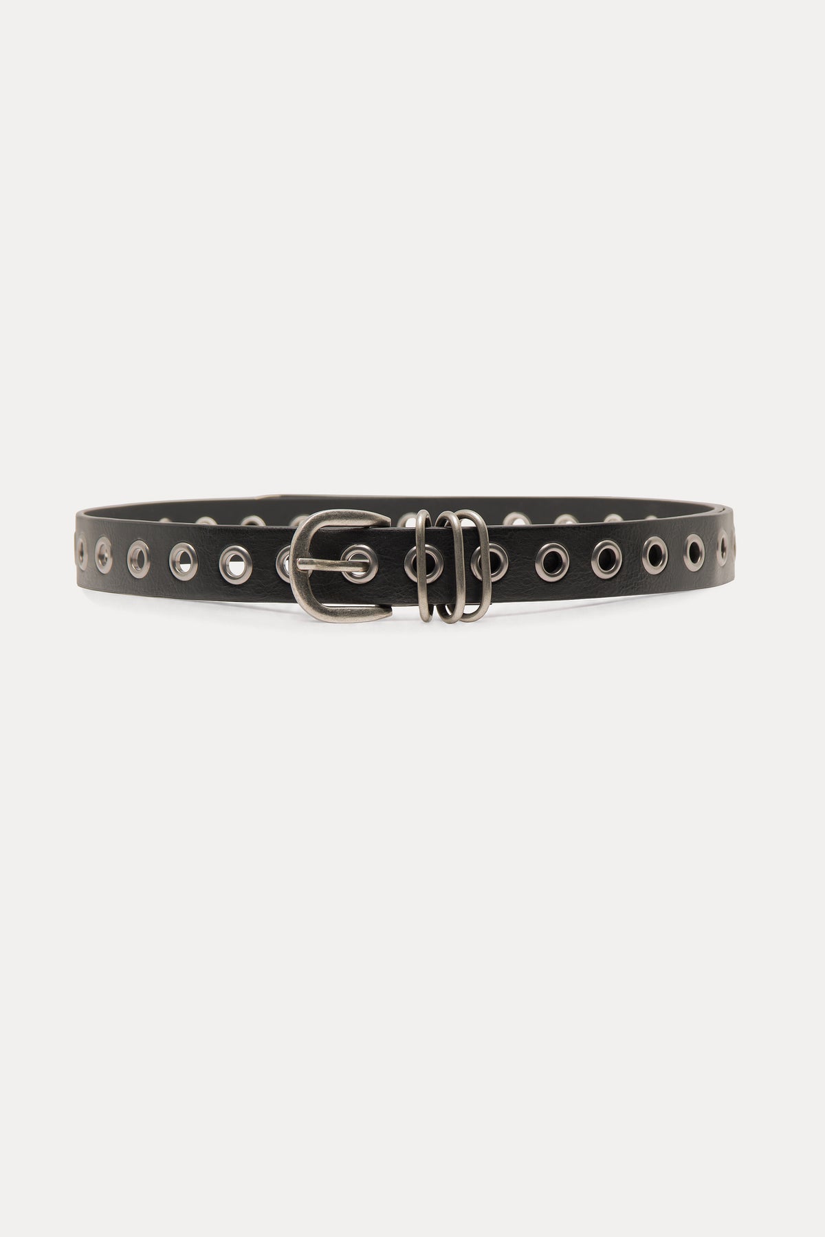 Amaury | Ceinture noire à œillets
