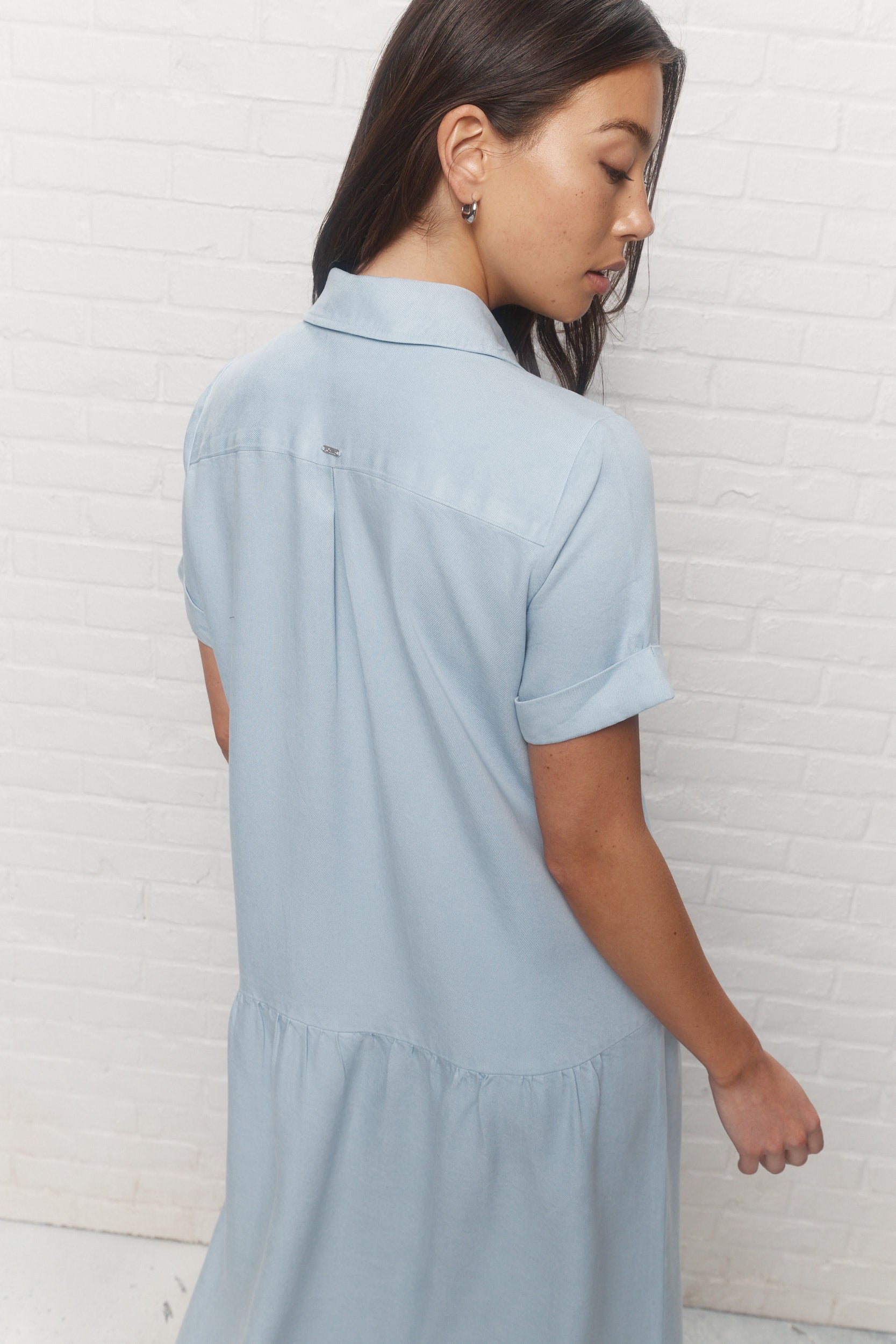Mistral | Robe bleu pâle délavé