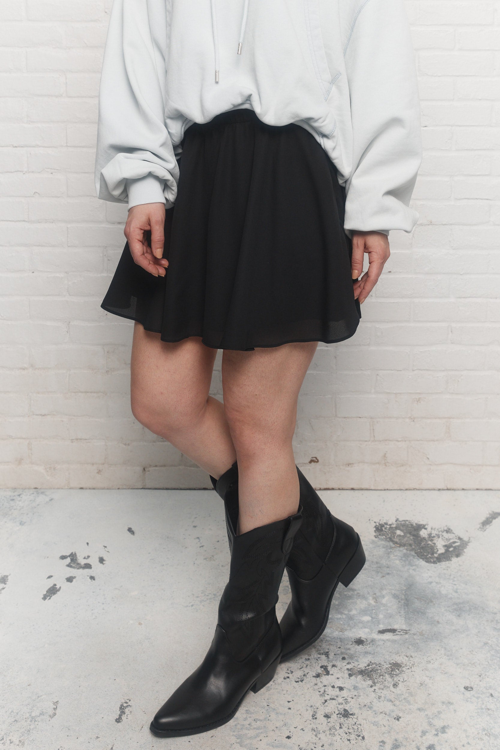 Cecile | Black short skirt
