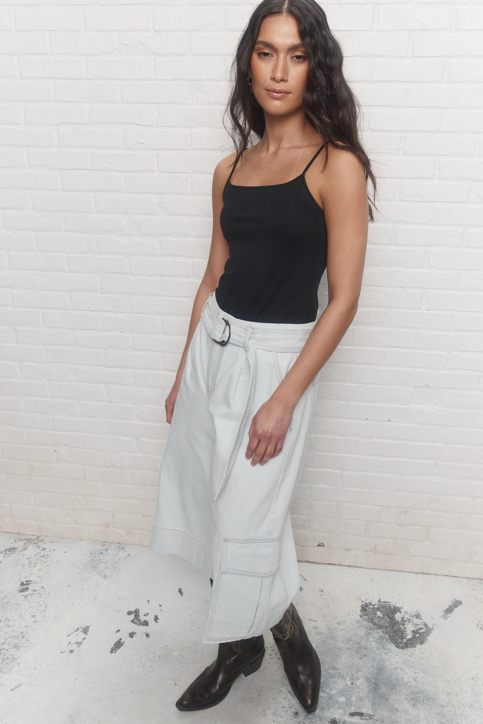 Kyo | Short denim bleu pâle délavé